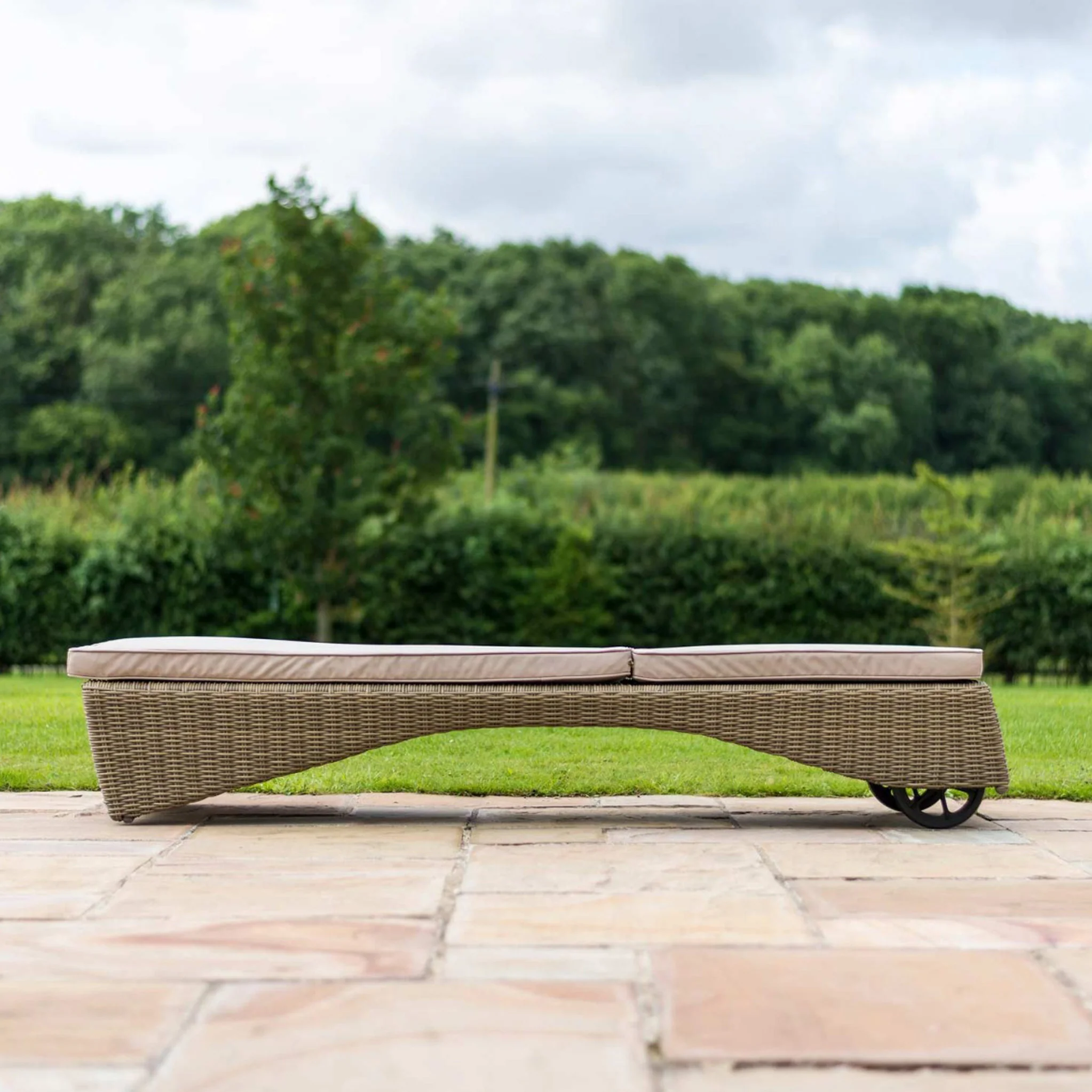 Maze Winchester 3 Piece Rattan Sunlounger Set - Image 2