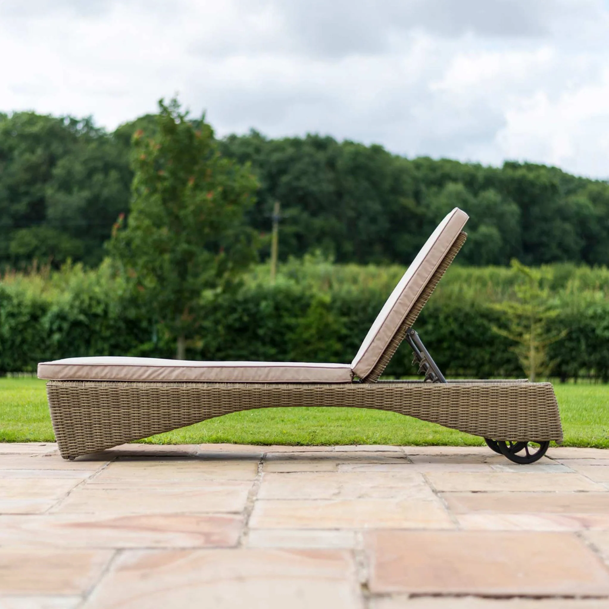 Maze Winchester 3 Piece Rattan Sunlounger Set - Image 7
