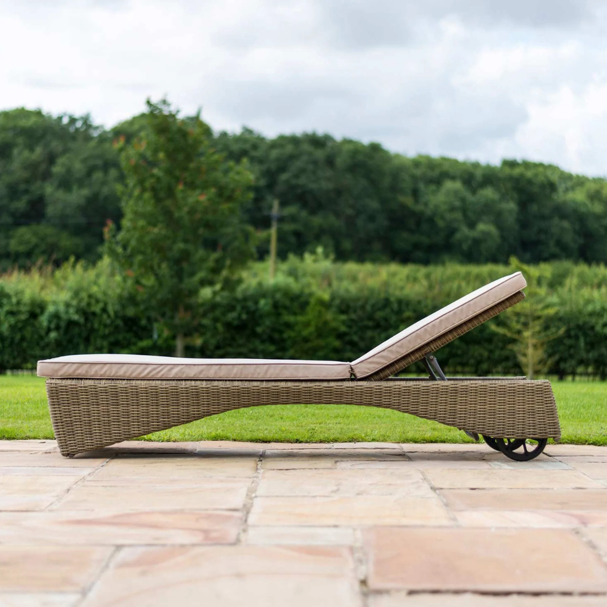 Maze Winchester 3 Piece Rattan Sunlounger Set - Image 8