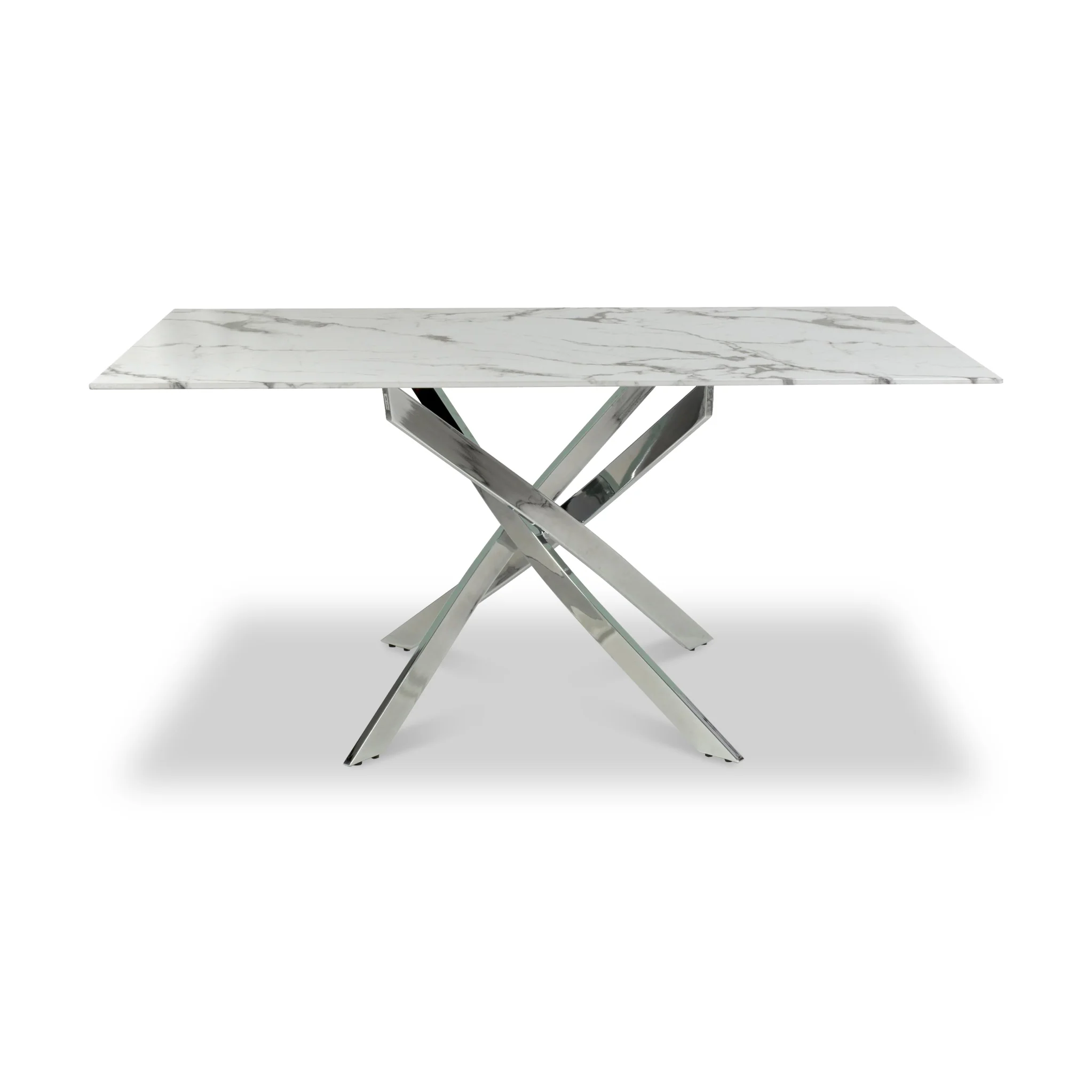 Melody 160cm Marble Effect Dining Table - Image 9