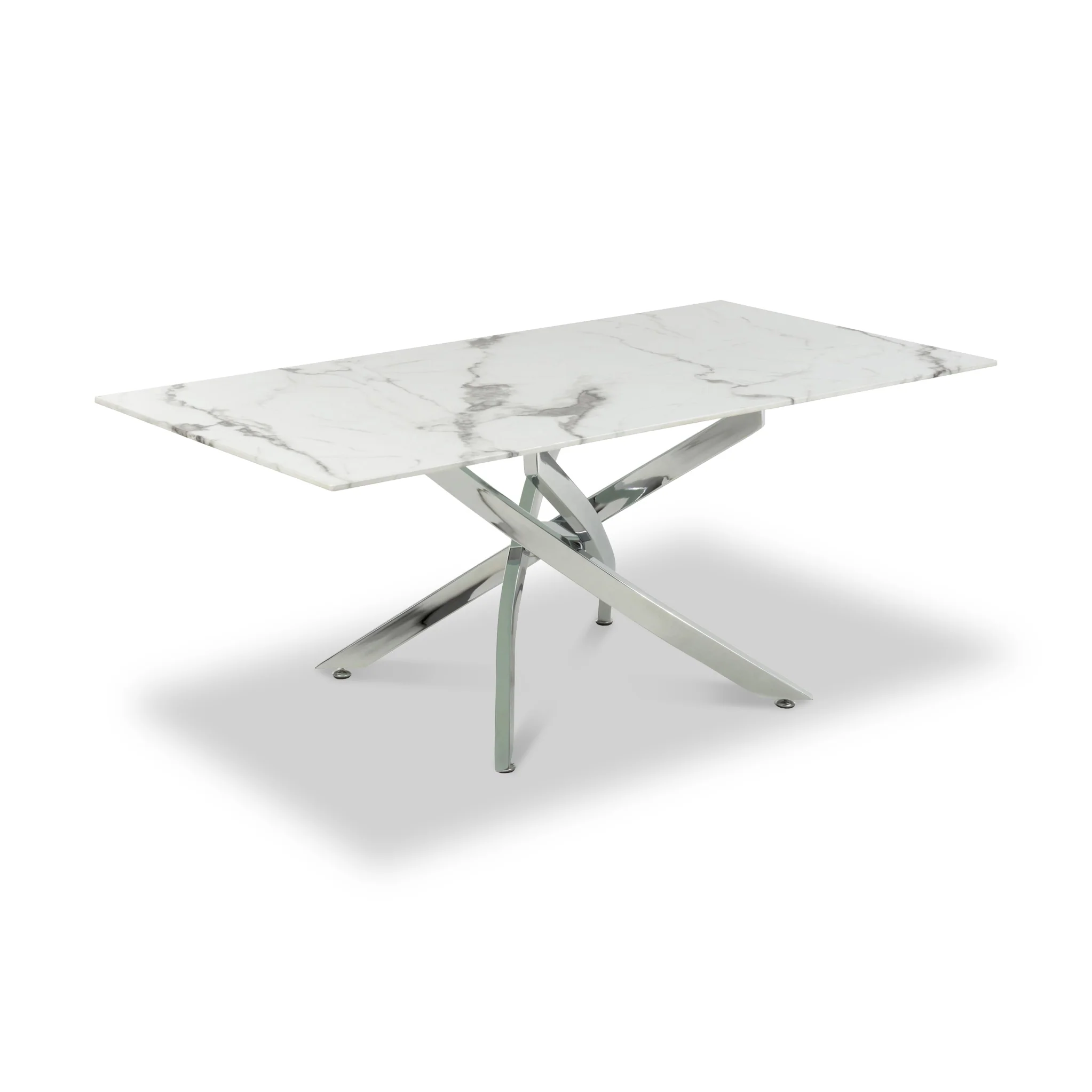 Melody Marble Effect Coffee Table - Image 6