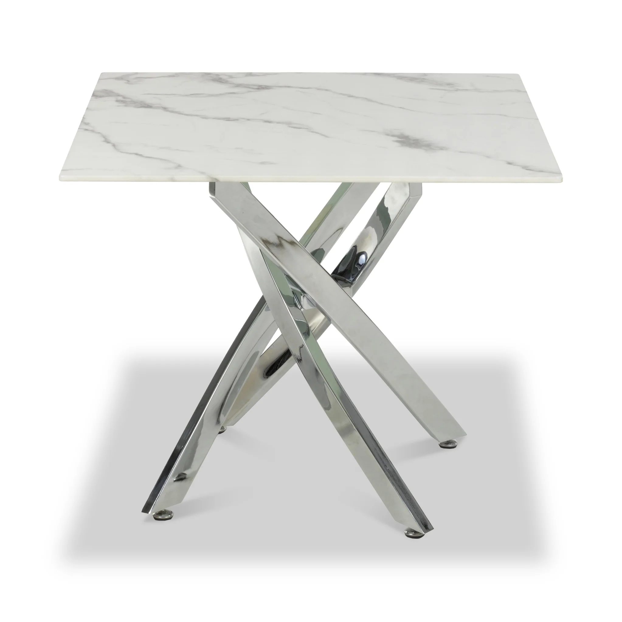 Melody Marble Effect Side Table - Image 5