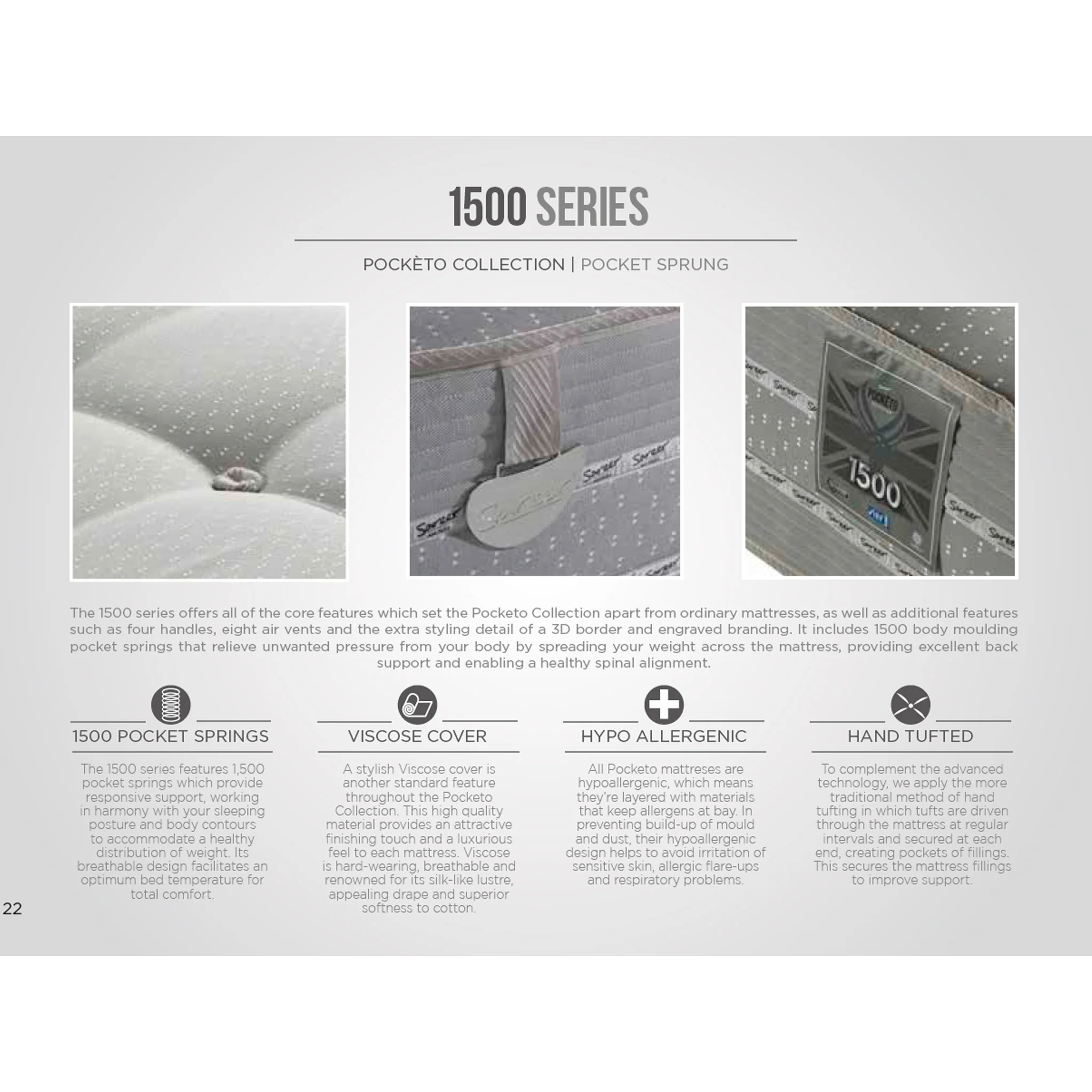 Memory Pocket 1500 Mattress - Image 4