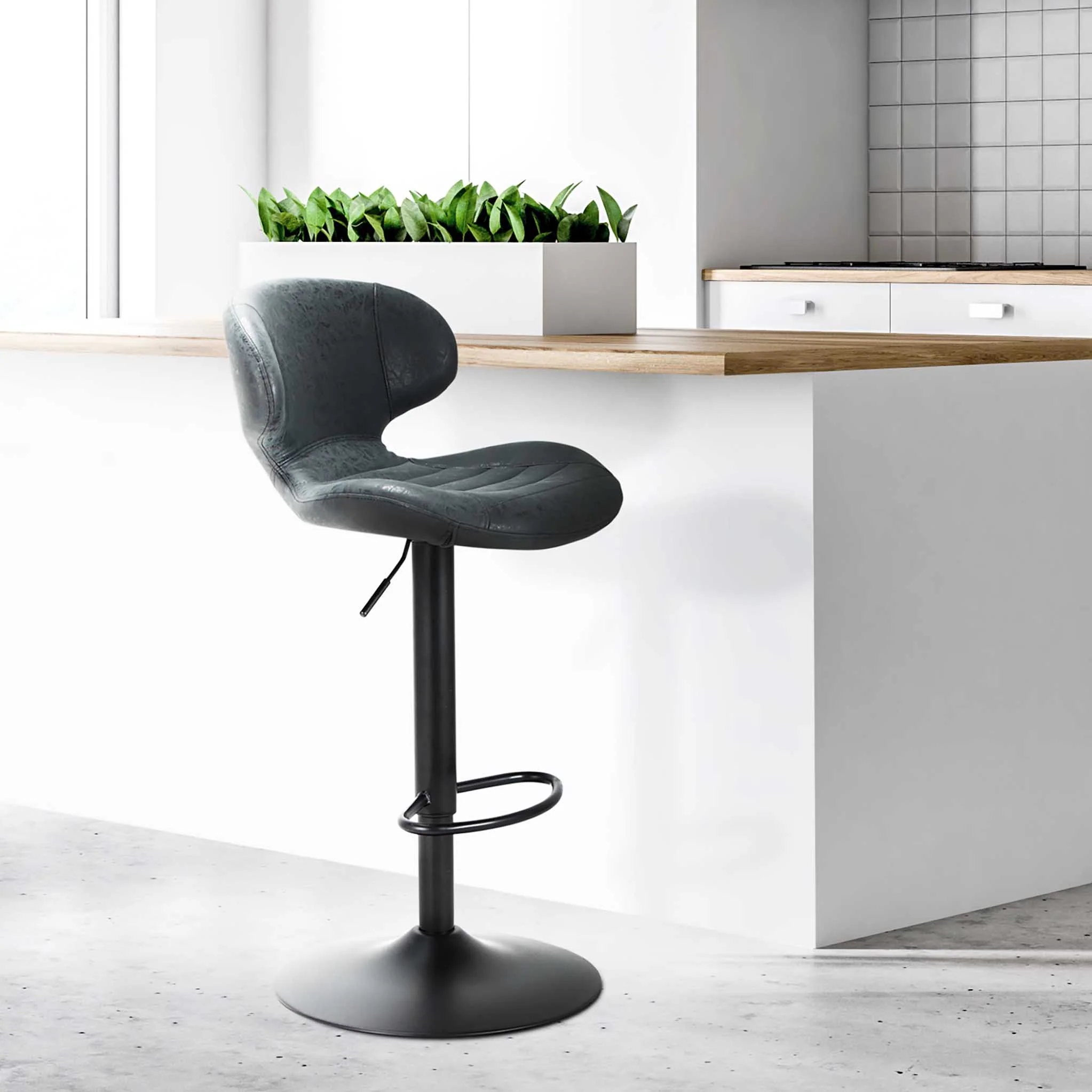 Mendez Faux Leather Bar Stool - Image 7