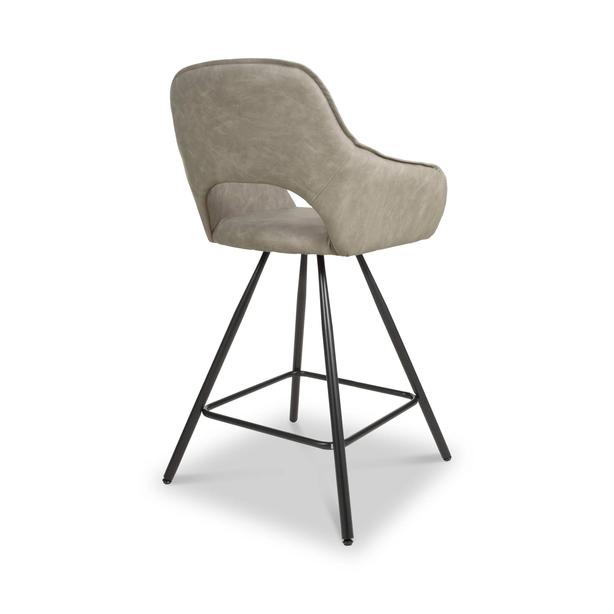 Merril Faux Leather Bar Stool - Image 7