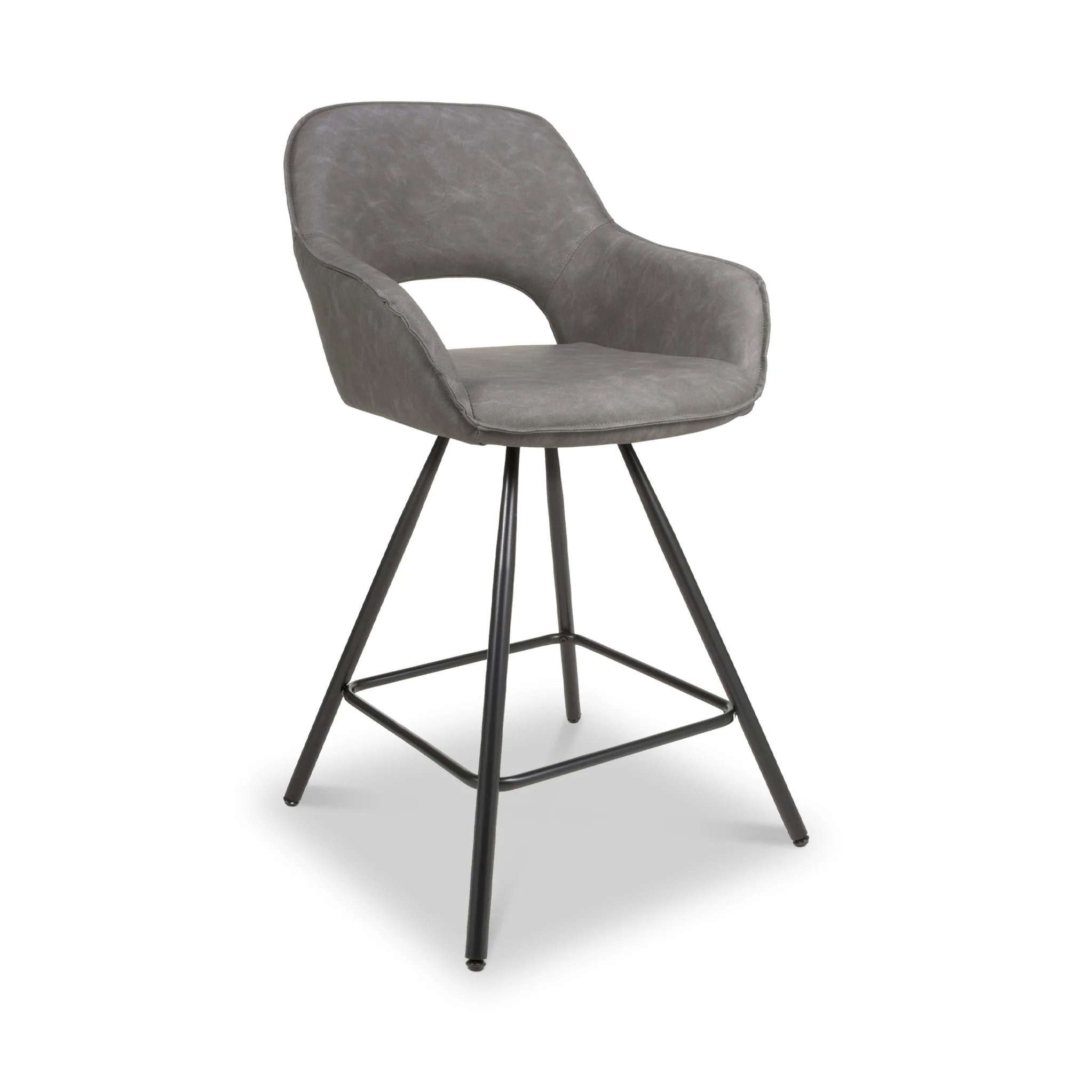 Merril Faux Leather Bar Stool - Image 9