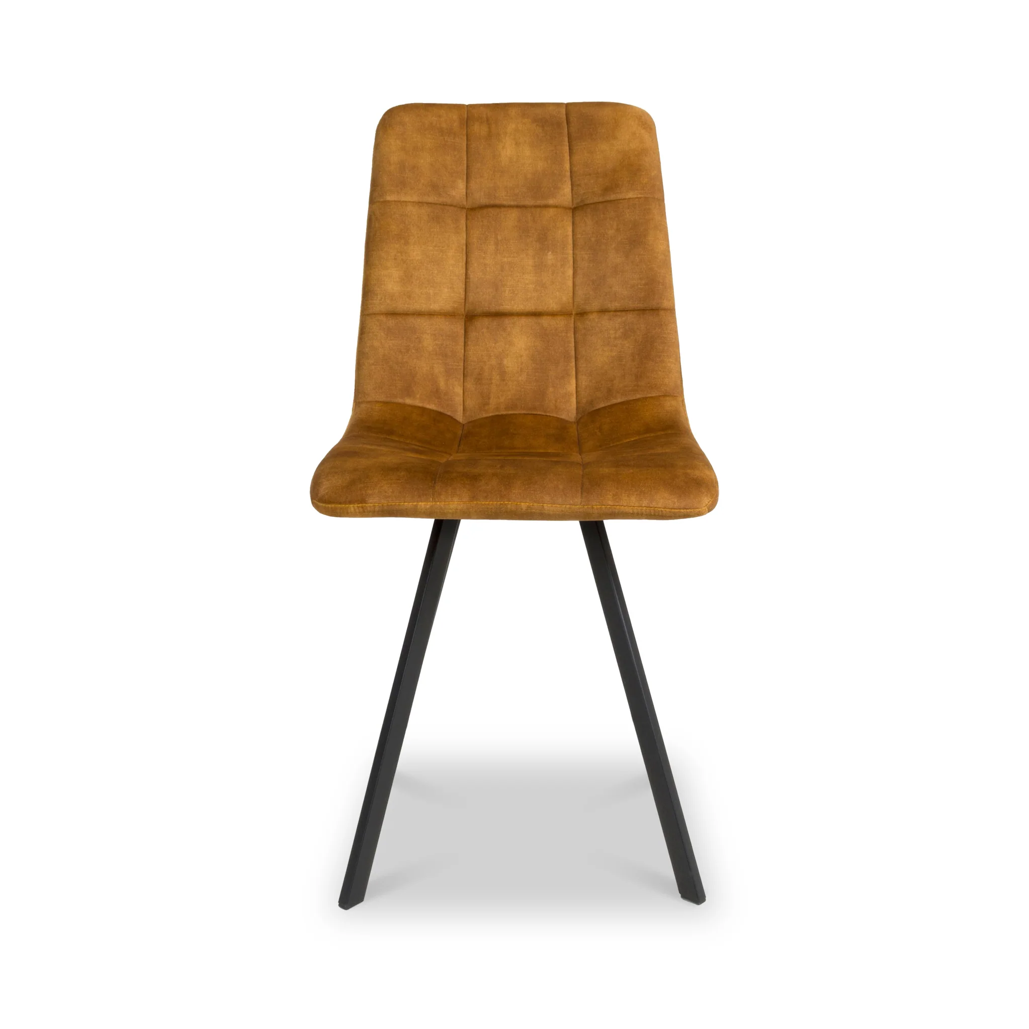 Meryn Bronze Brushed Velvet Dining Chair - Image 3