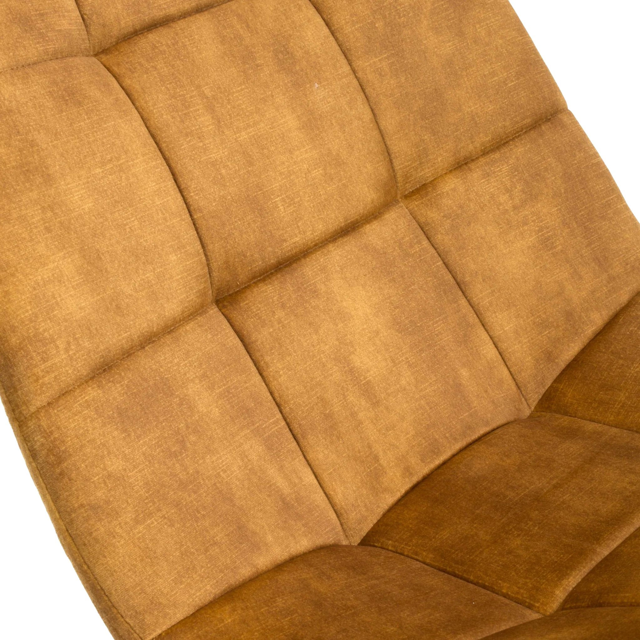 Meryn Bronze Brushed Velvet Dining Chair - Image 4