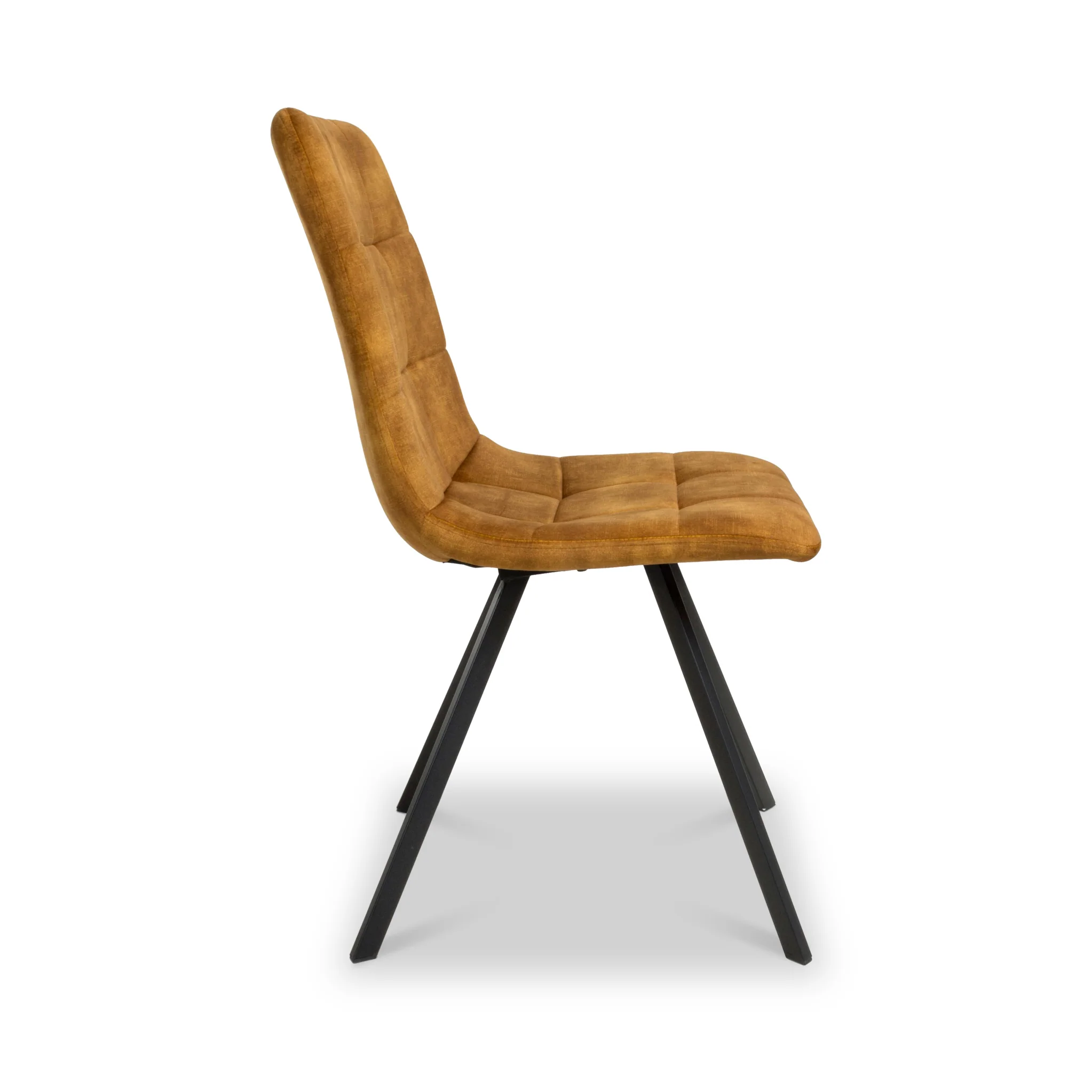 Meryn Bronze Brushed Velvet Dining Chair - Image 7