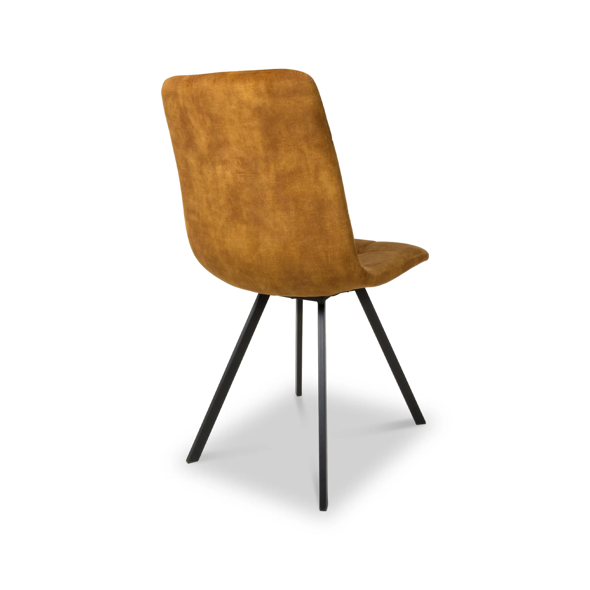 Meryn Bronze Brushed Velvet Dining Chair - Image 8