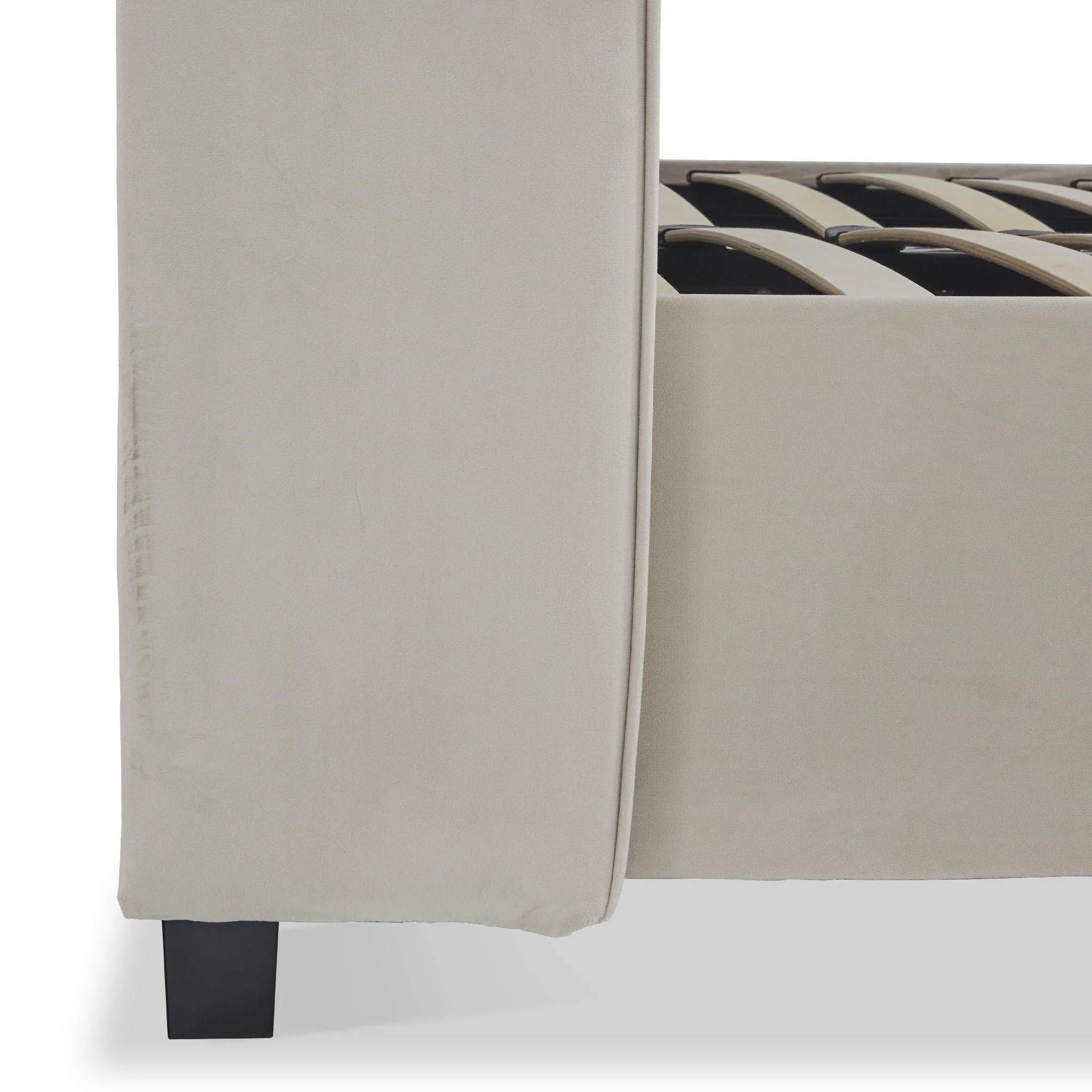 Mia Velvet Ottoman Storage Bed Frame - Image 11