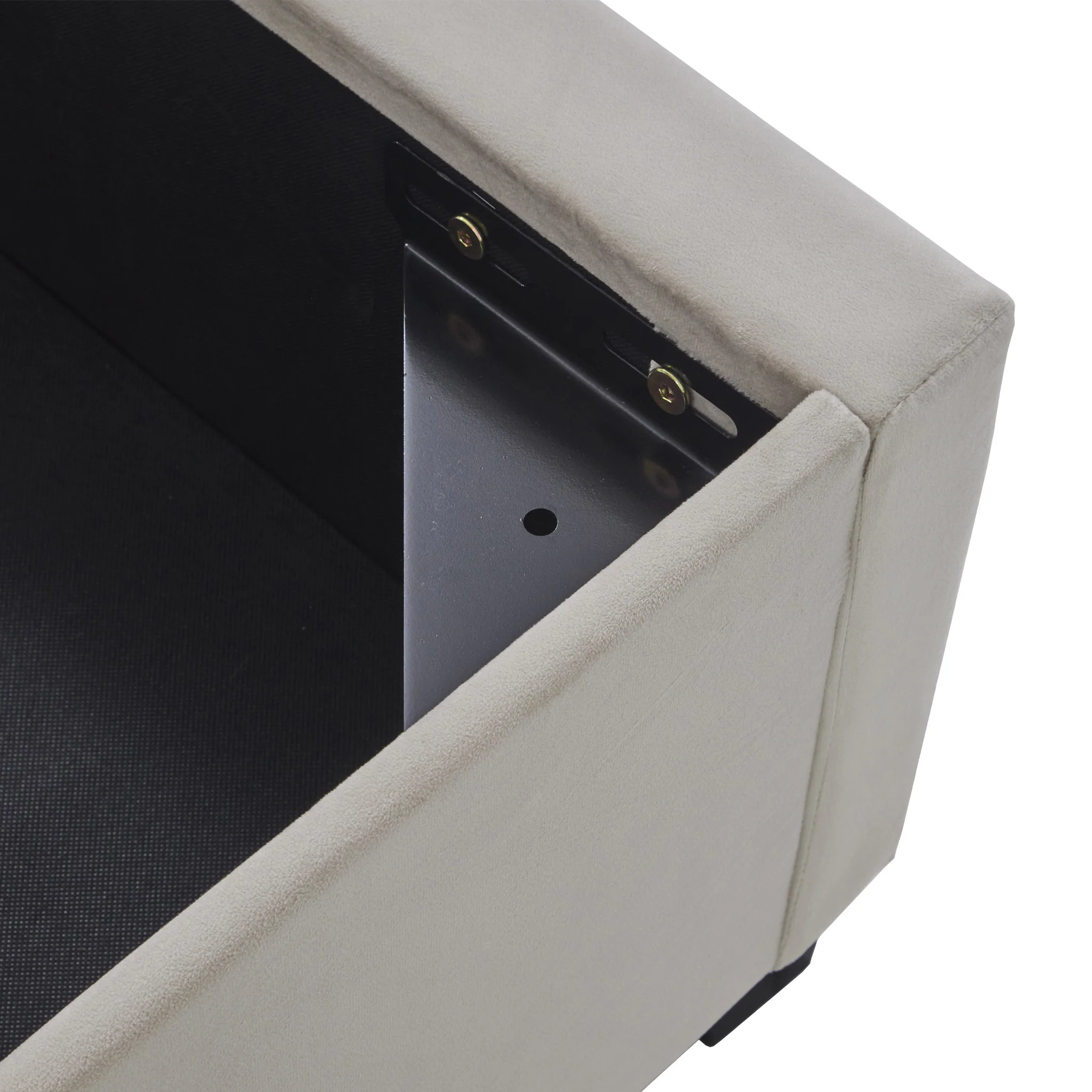 Mia Velvet Ottoman Storage Bed Frame - Image 12