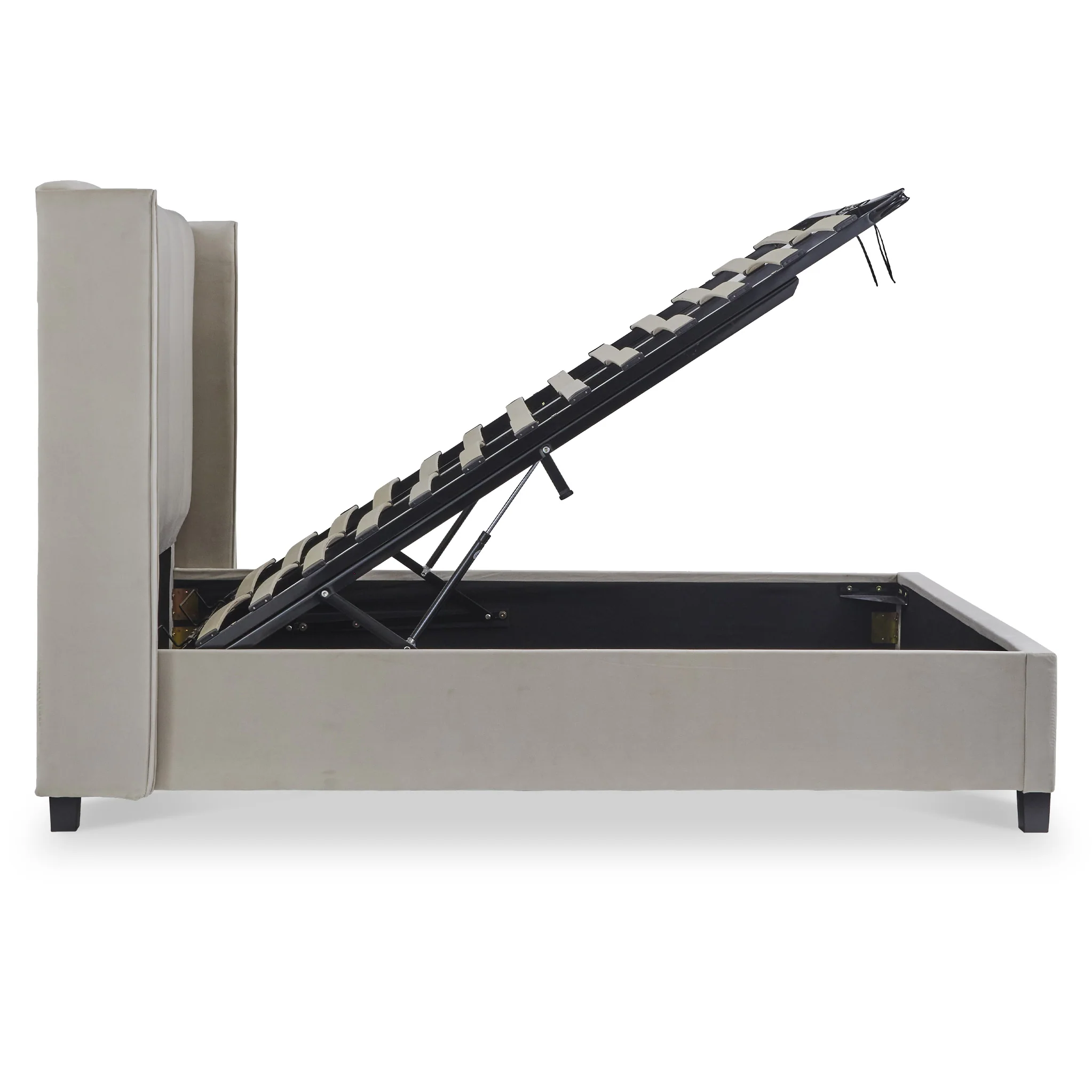 Mia Velvet Ottoman Storage Bed Frame - Image 19
