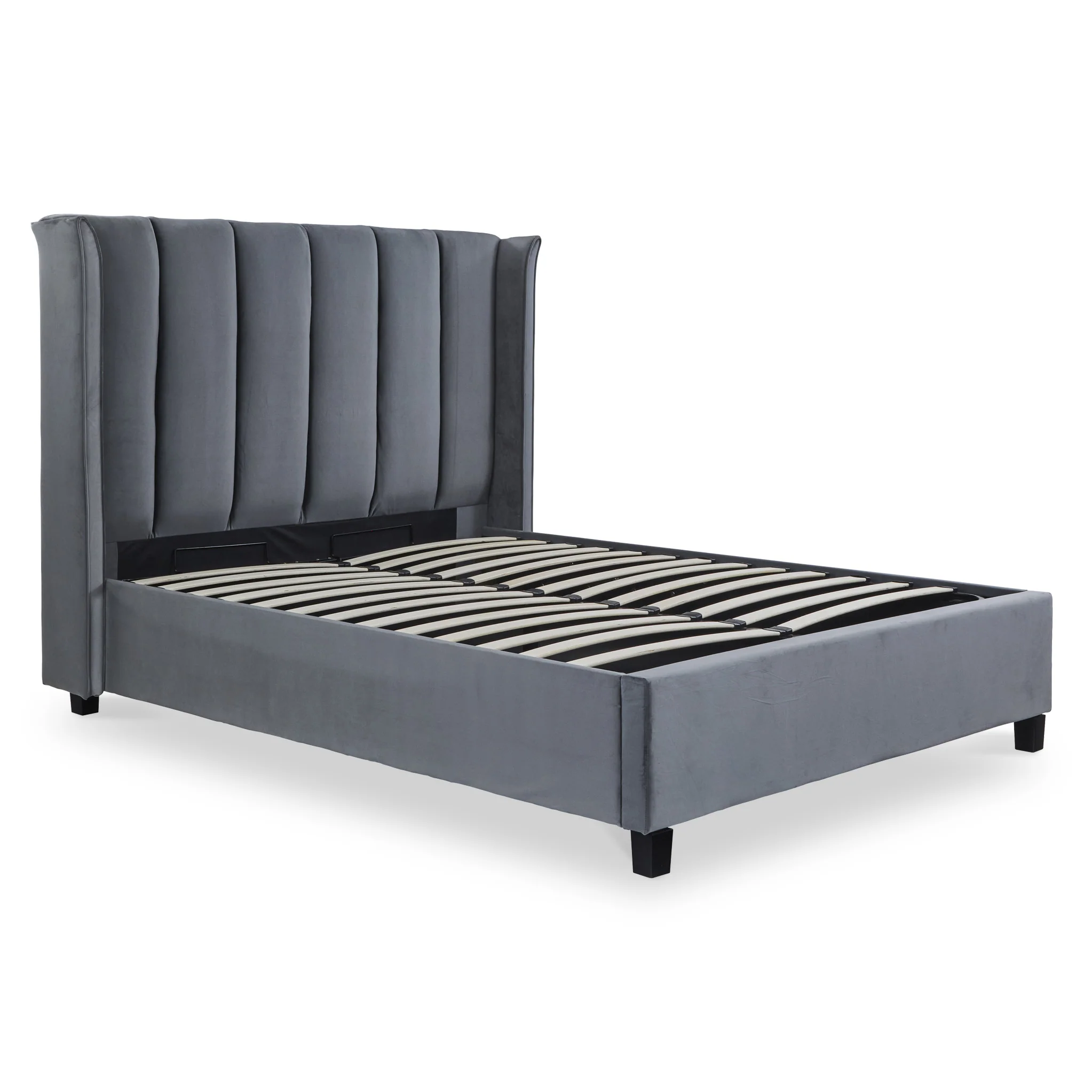 Mia Velvet Ottoman Storage Bed Frame - Image 24