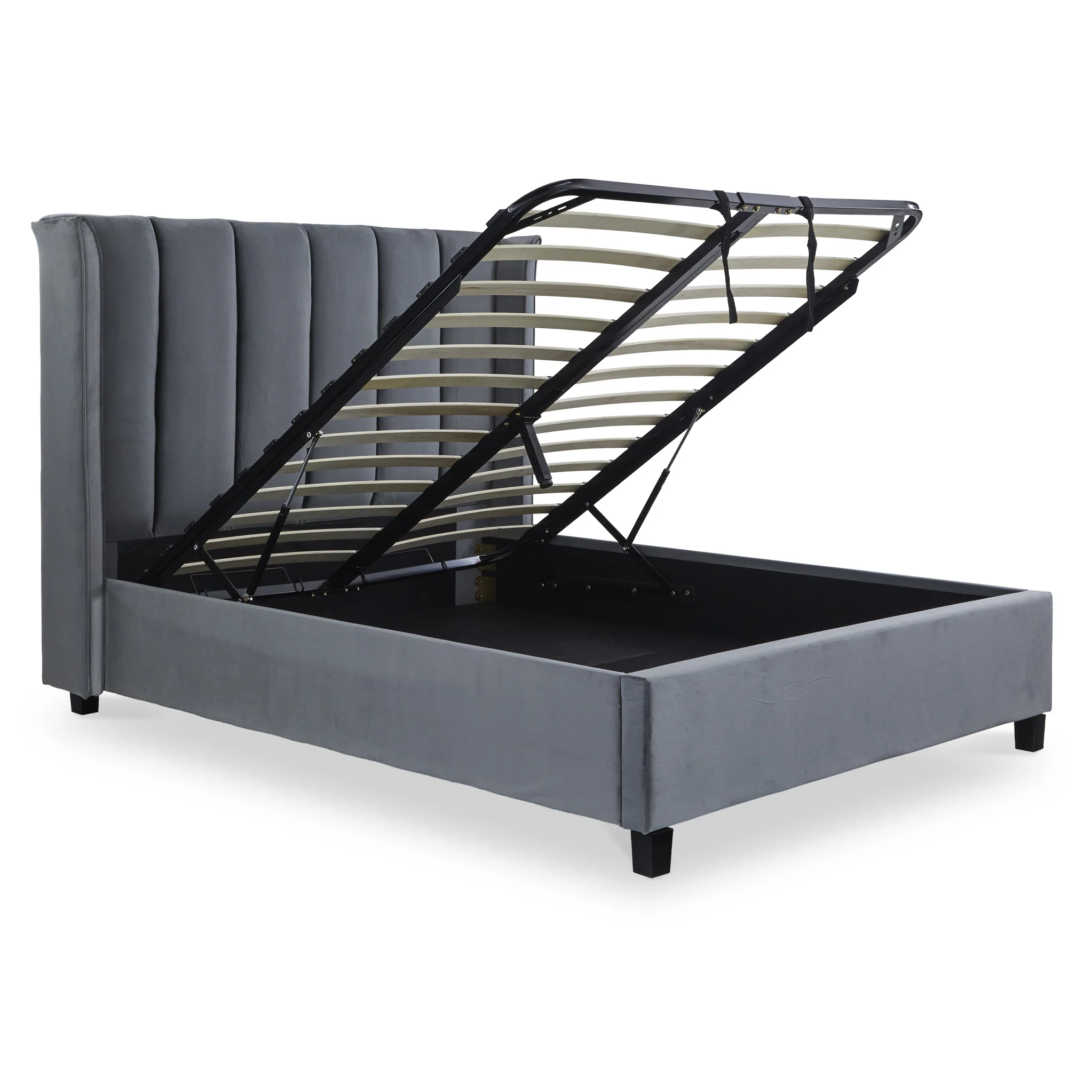Mia Velvet Ottoman Storage Bed Frame - Image 27