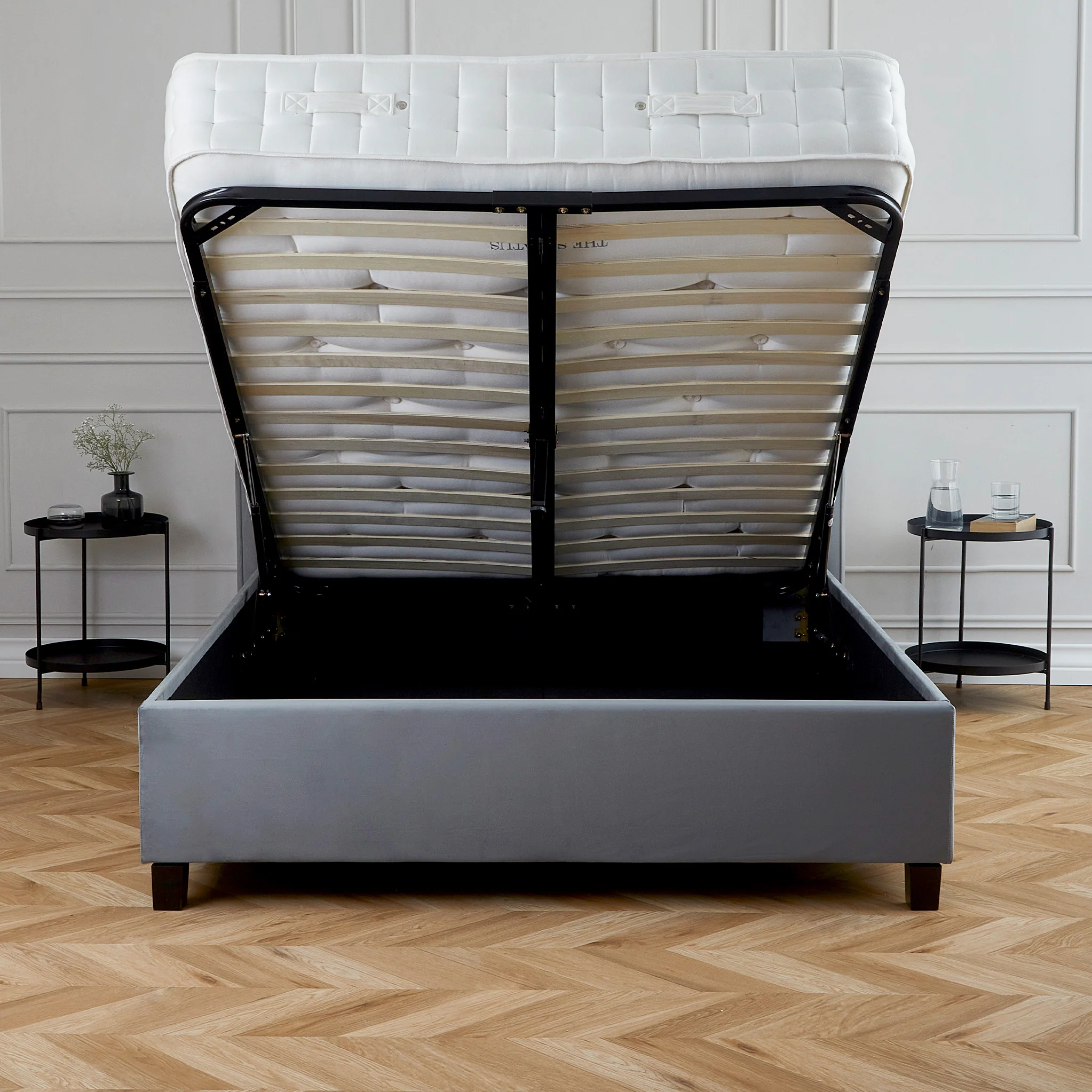 Mia Velvet Ottoman Storage Bed Frame - Image 29