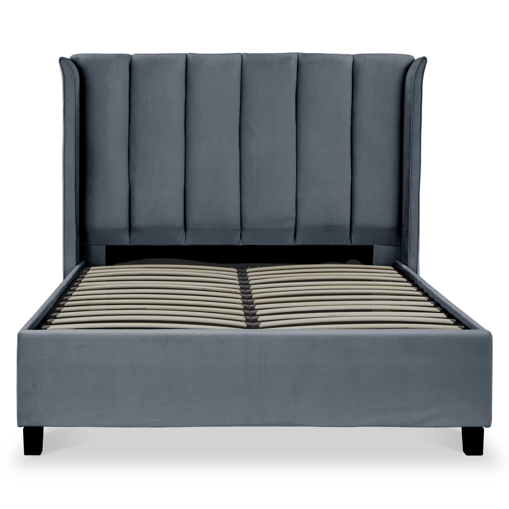 Mia Velvet Ottoman Storage Bed Frame - Image 36