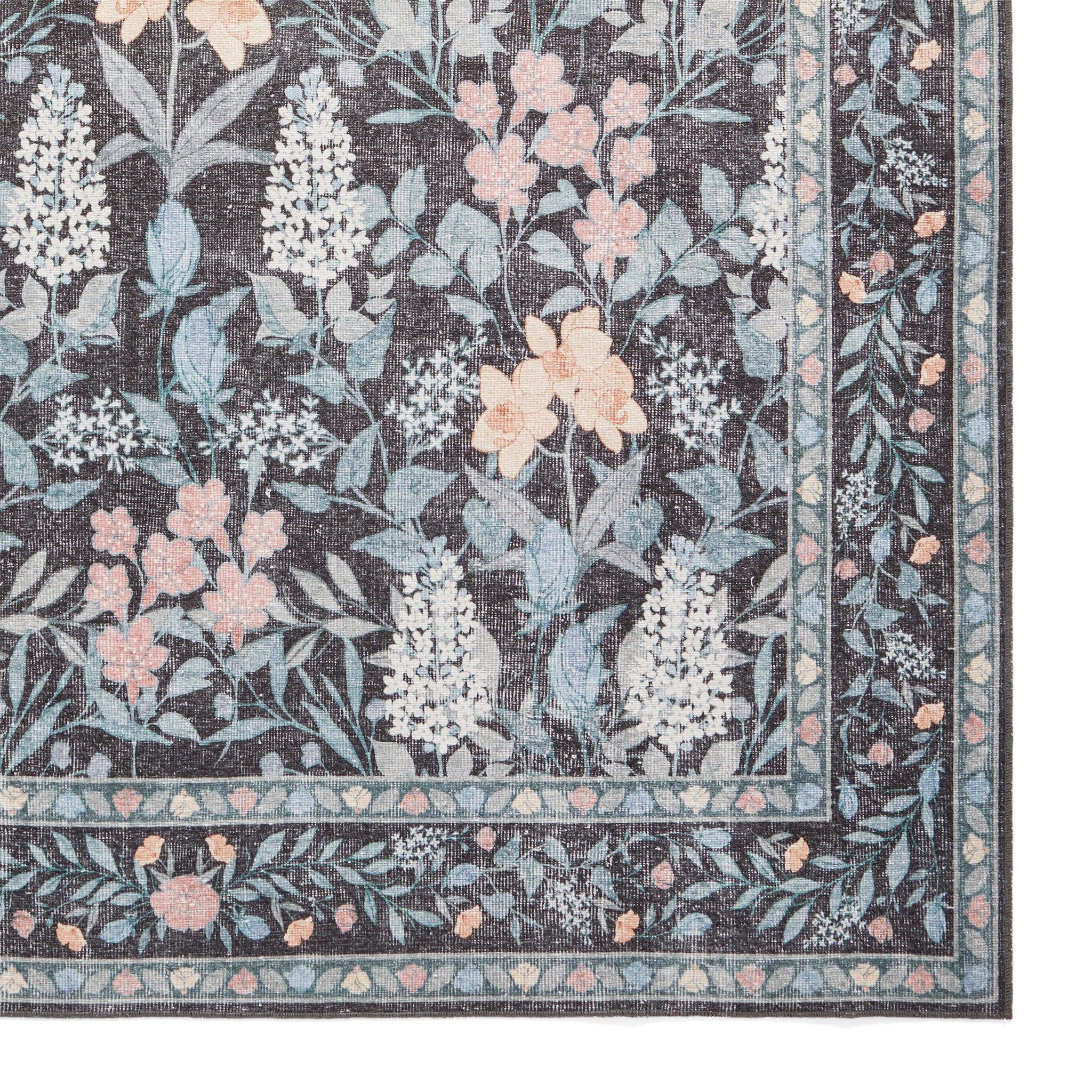 Mila Classic Floral Print Rug - Image 15