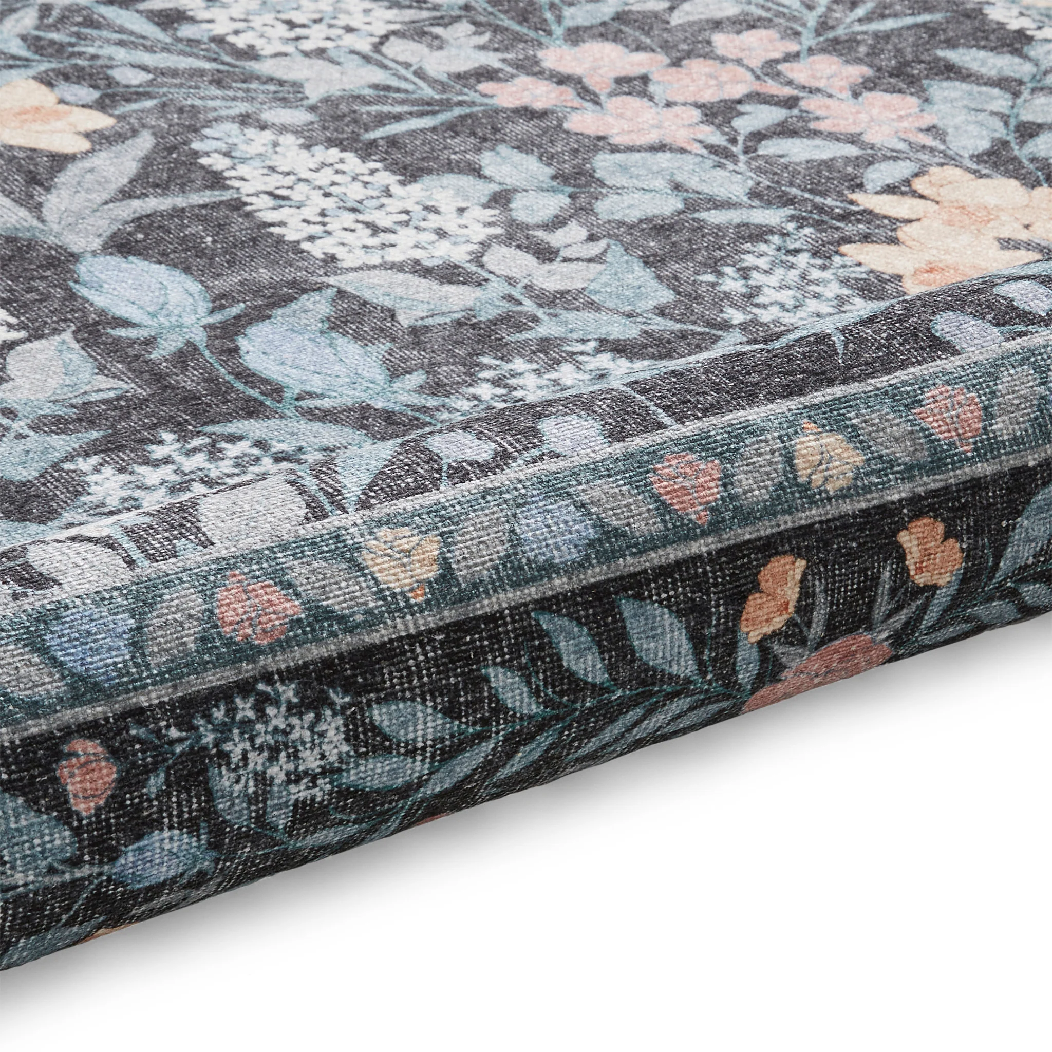 Mila Classic Floral Print Rug - Image 17