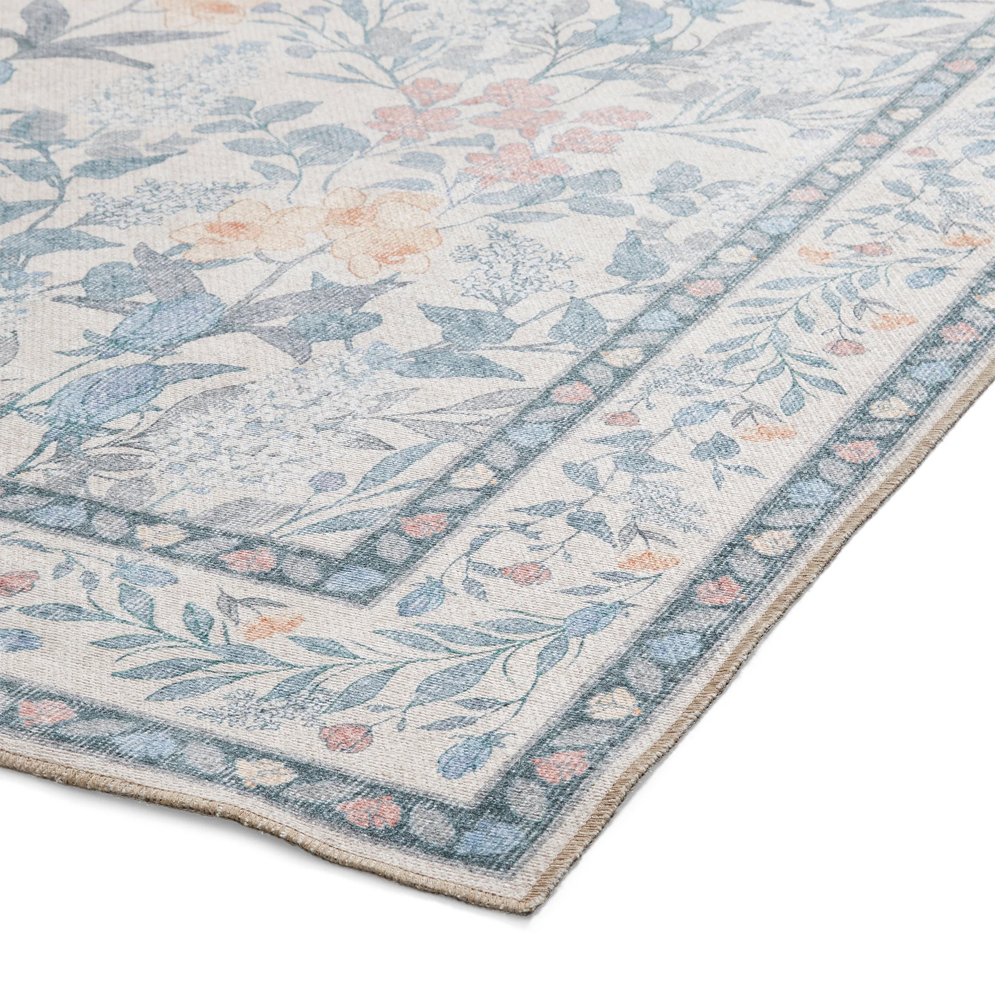 Mila Classic Floral Print Rug - Image 5
