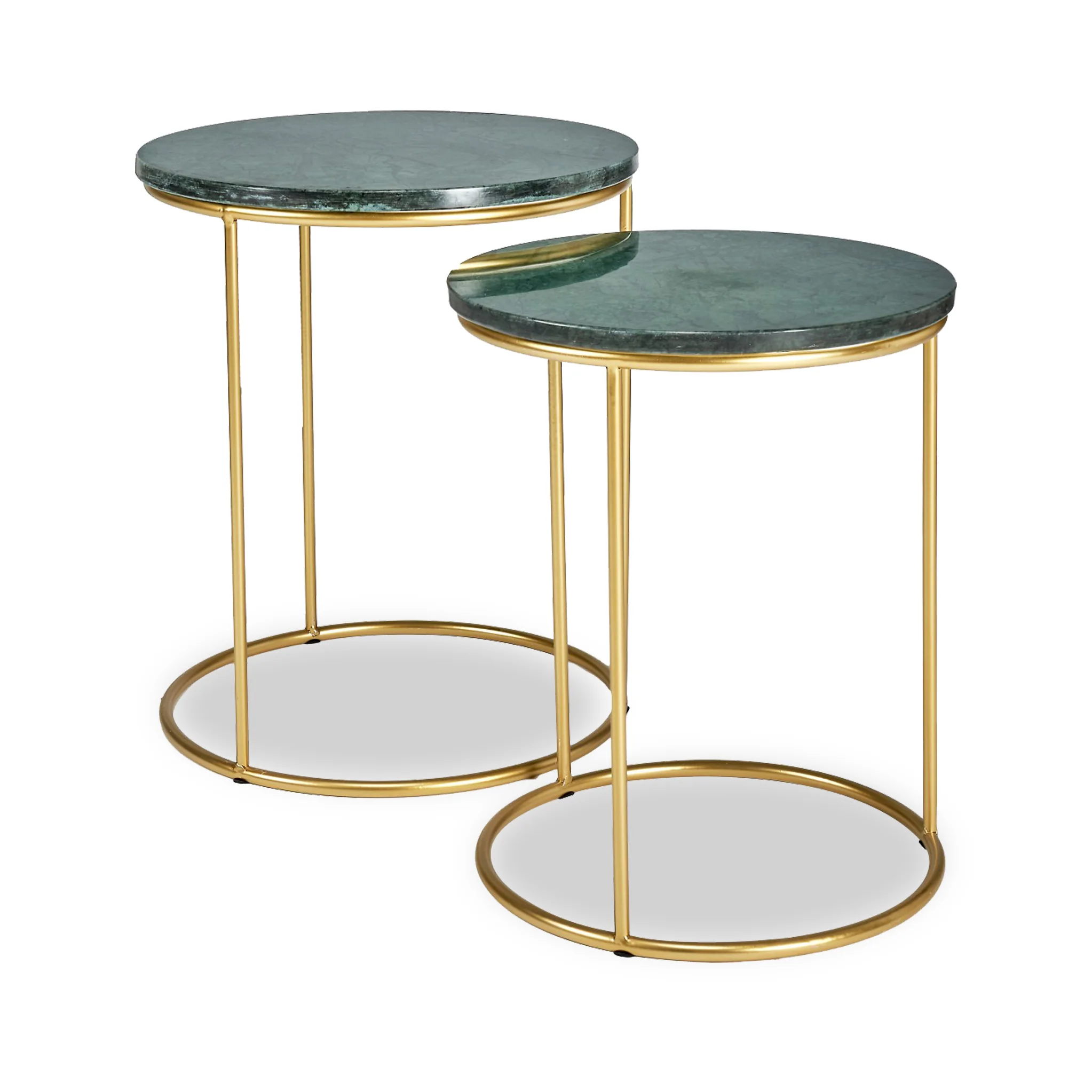 Milly Marble Top Round Side Tables - Image 6