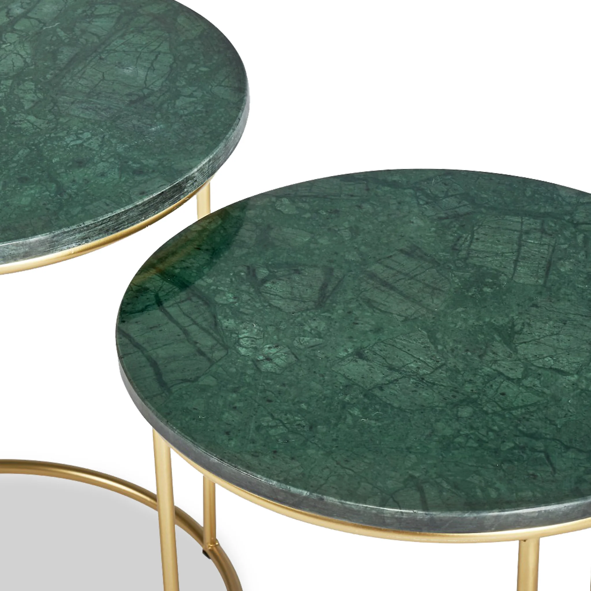 Milly Marble Top Round Side Tables - Image 9