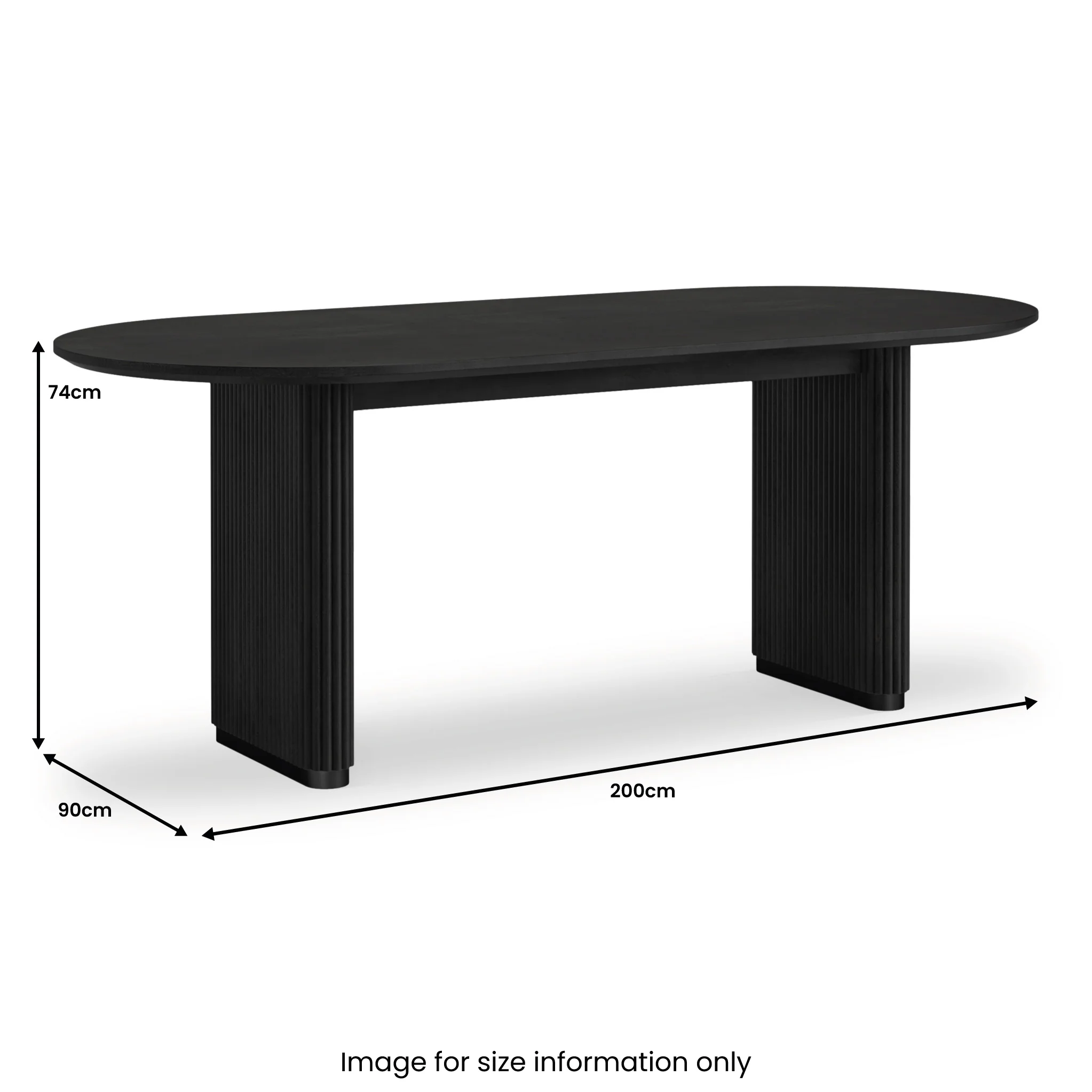 Milo Mango Fluted Dining Table - Image 15