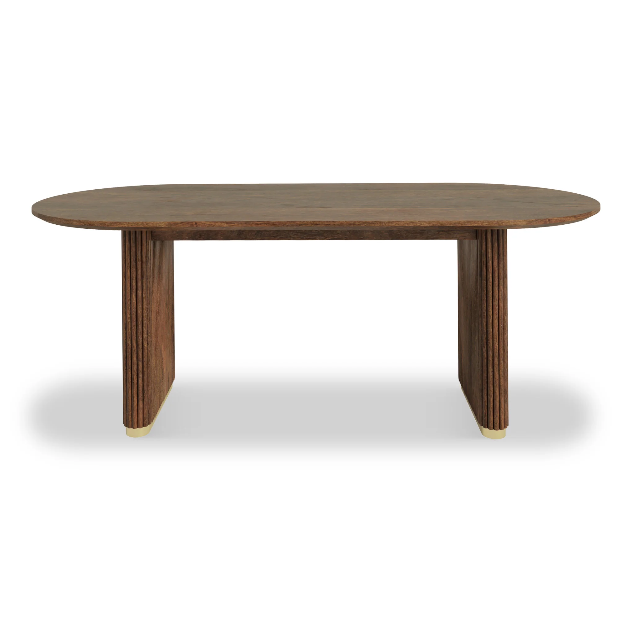 Milo Mango Fluted Dining Table - Image 3