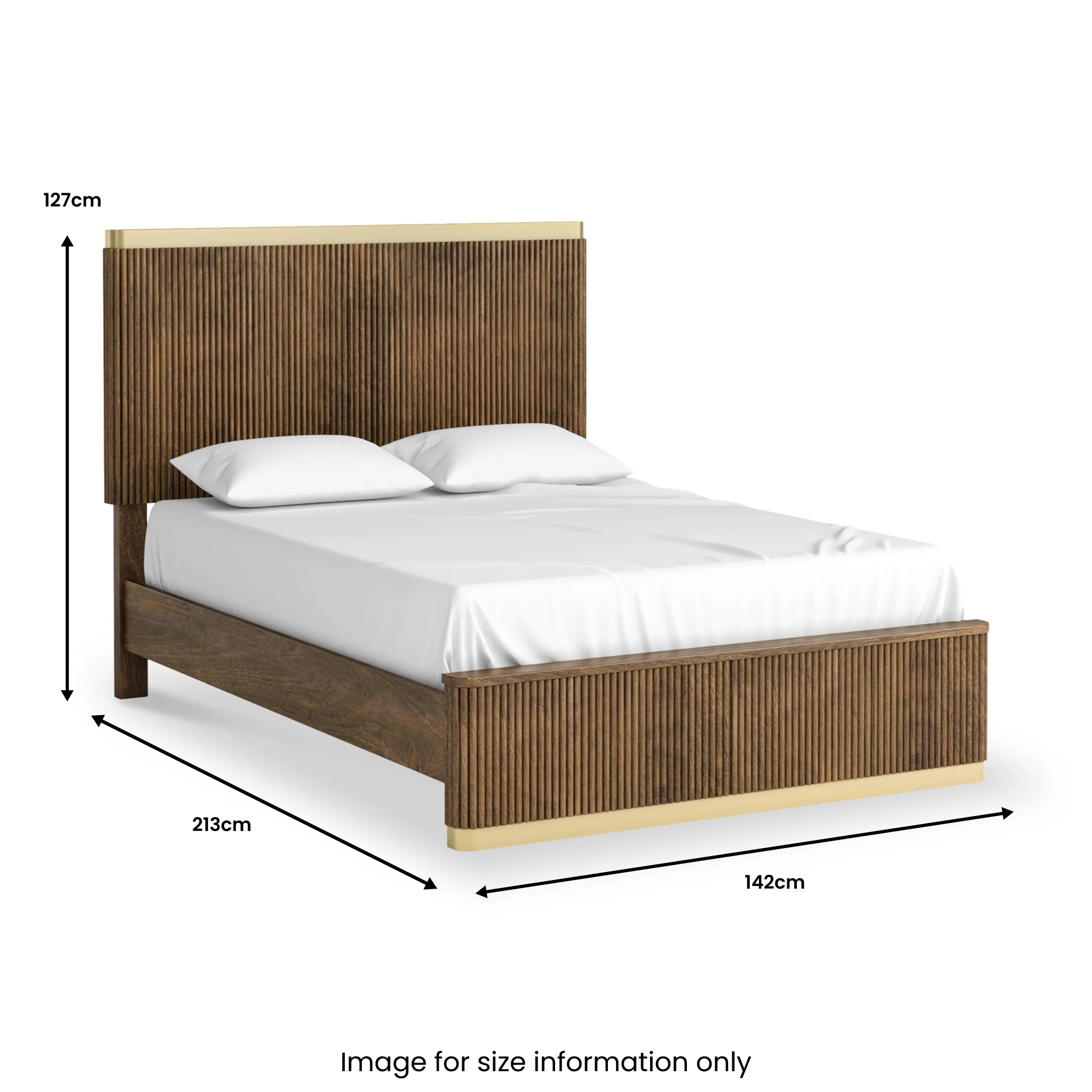 Milo Mango Fluted Bed - Image 10