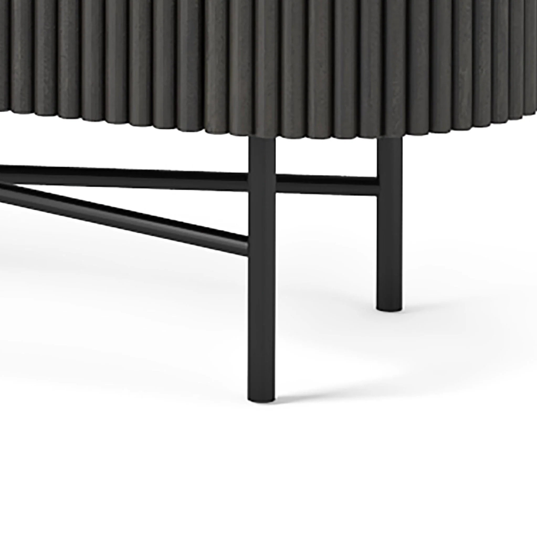 Milo Mango & Marble Fluted Mini Sideboard - Image 4