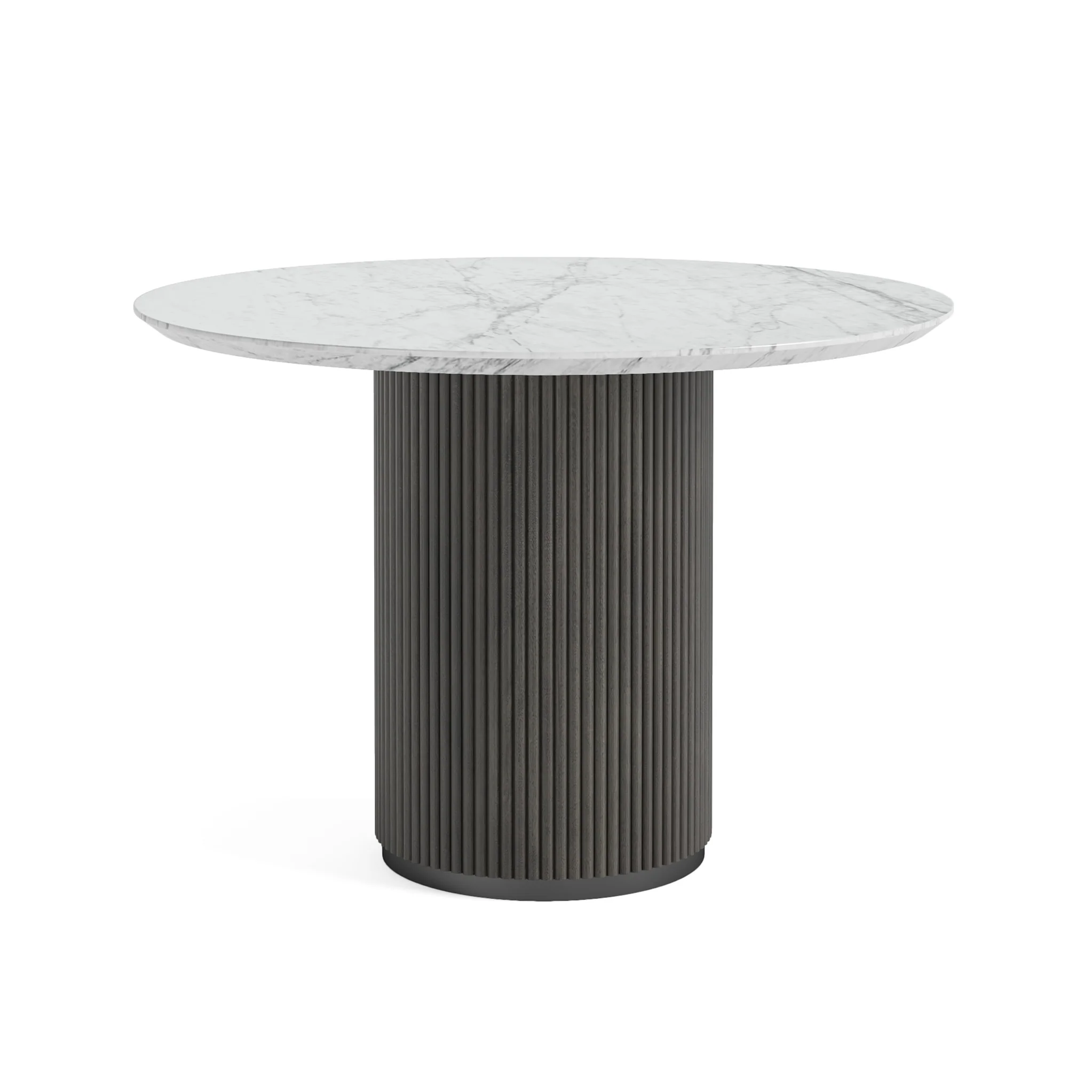 Milo Mango Round Fluted Dining Table - Image 8