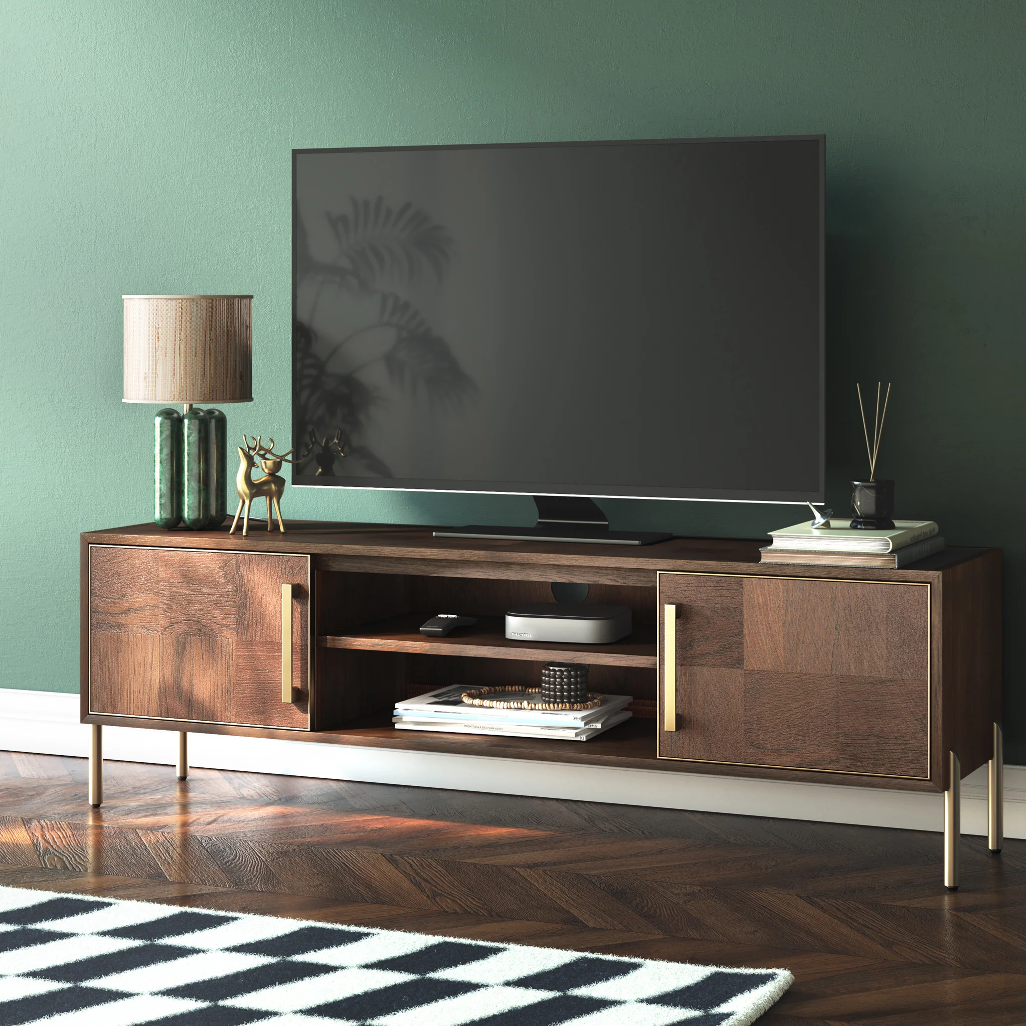 Moira Oak Large TV Unit - Image 2
