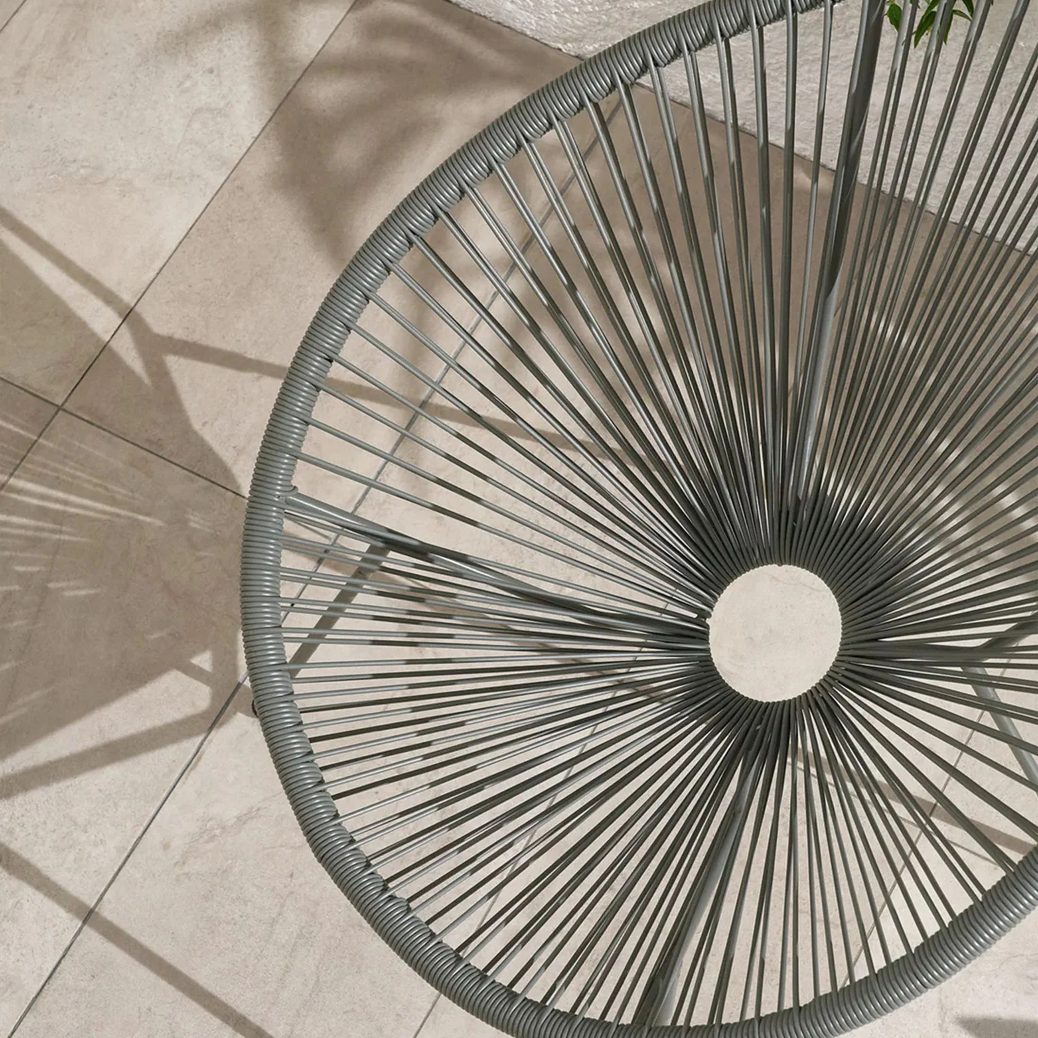 Monaco 2 Seat Egg Chair Bistro Set - Image 11