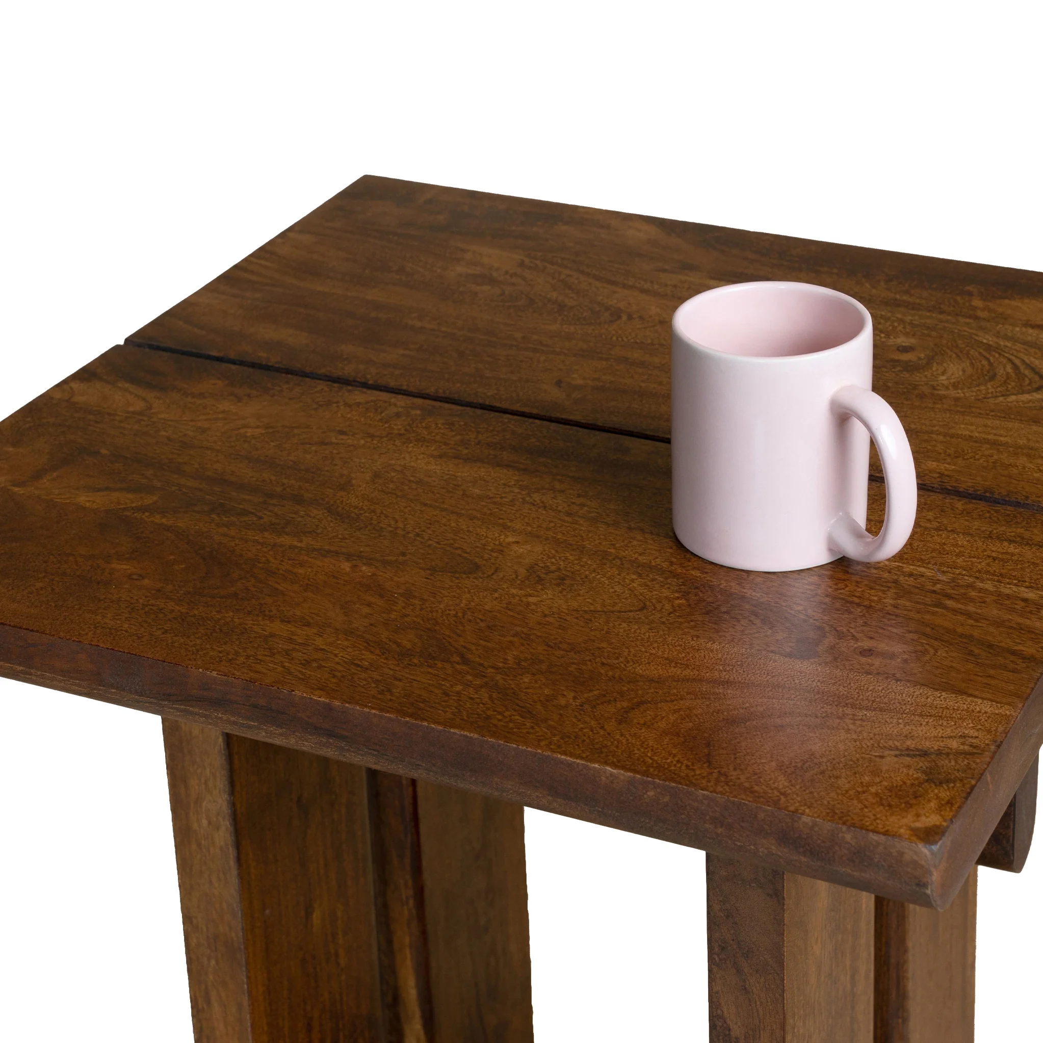 Morelle Acacia Wood Side Table - Image 3