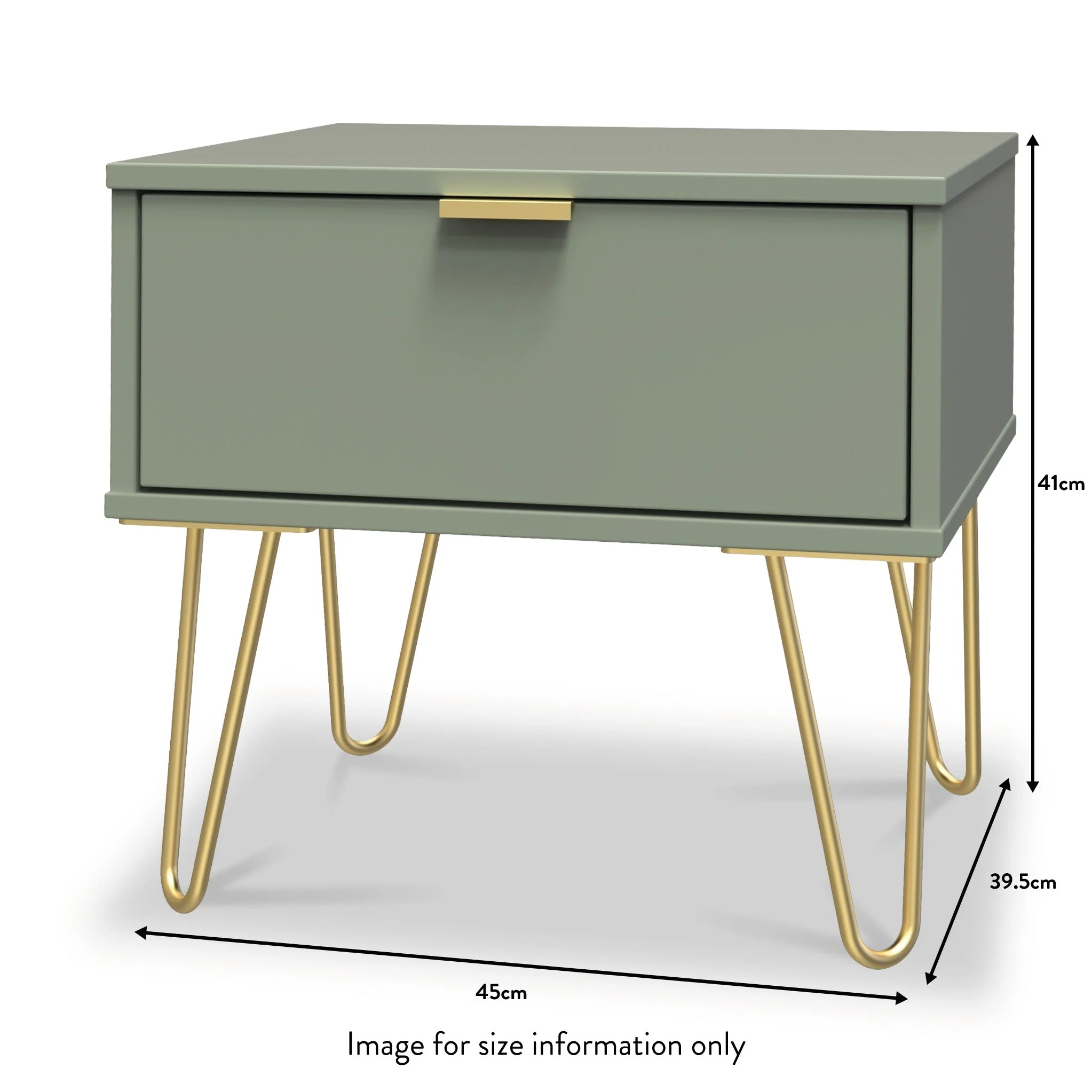 Moreno 1 Drawer Bedside - Image 9