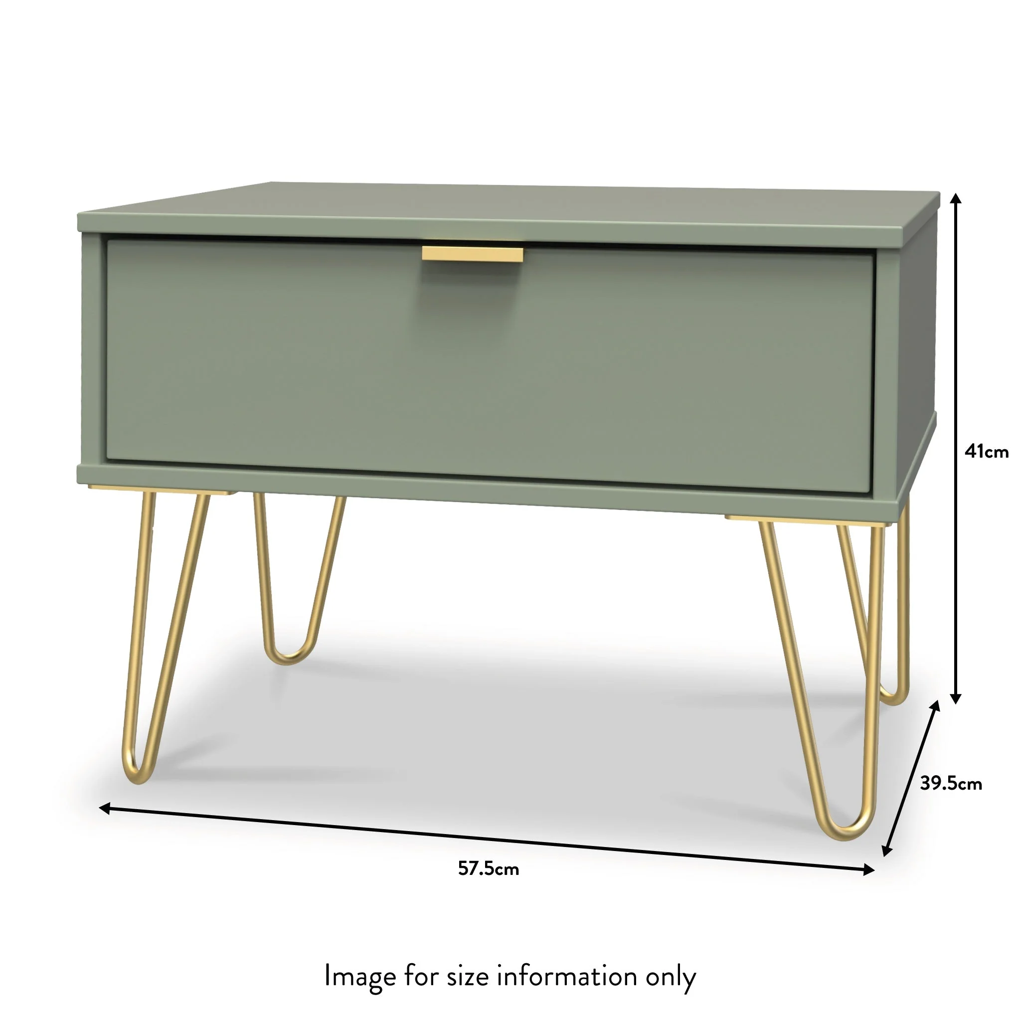 Moreno 1 Drawer Side Table - Image 9