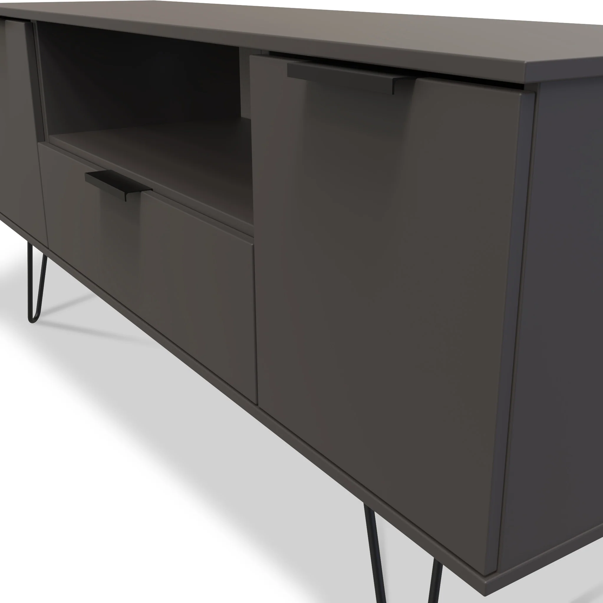 Moreno 2 Door 1 Drawer Wide TV Unit - Image 6