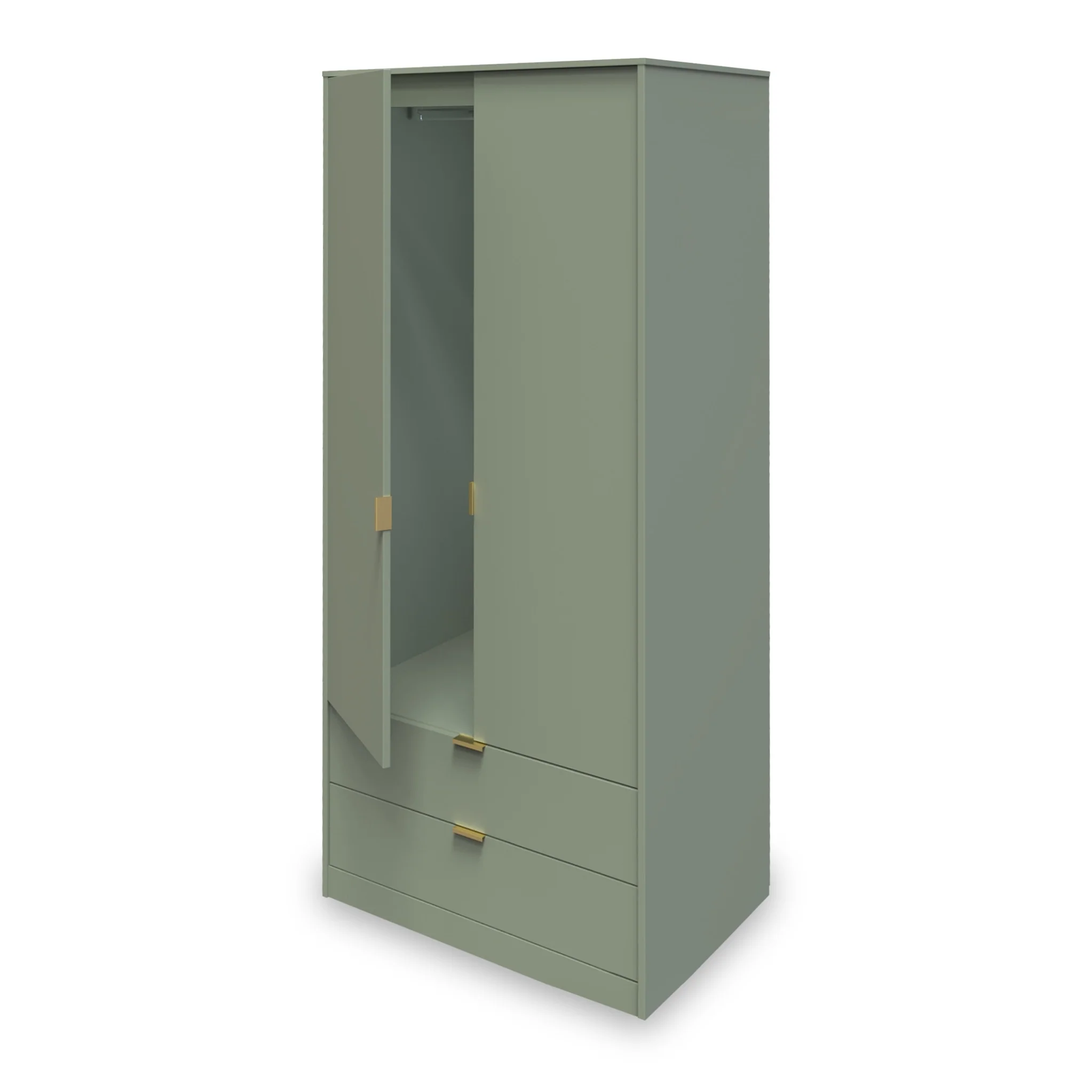 Moreno 2 Door 2 Drawer Double Wardrobe - Image 4