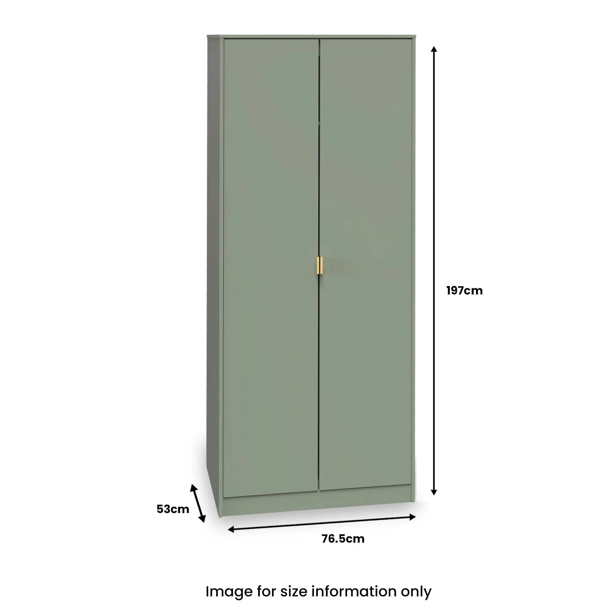 Moreno 2 Door Double Wardrobe - Image 13
