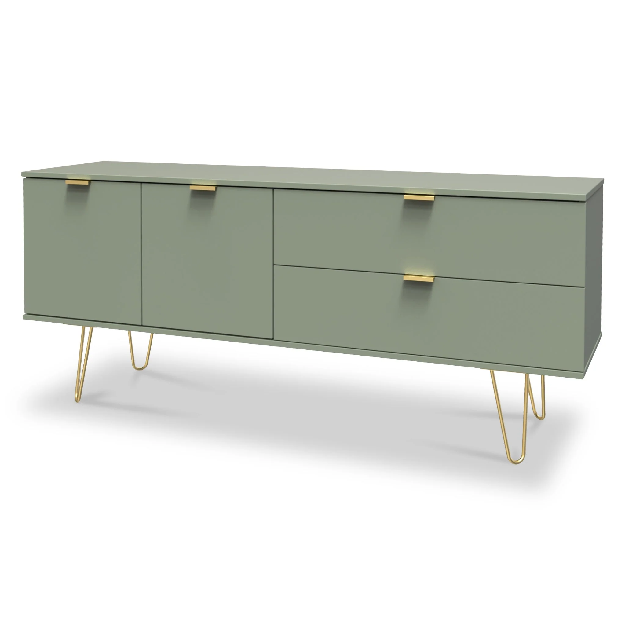 Moreno 2 Drawer 2 Door Wide Sideboard - Image 4