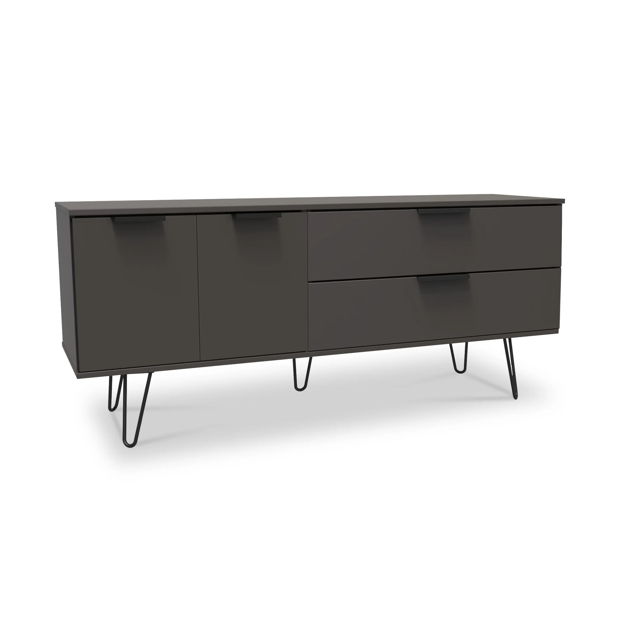 Moreno 2 Drawer 2 Door Wide Sideboard - Image 6