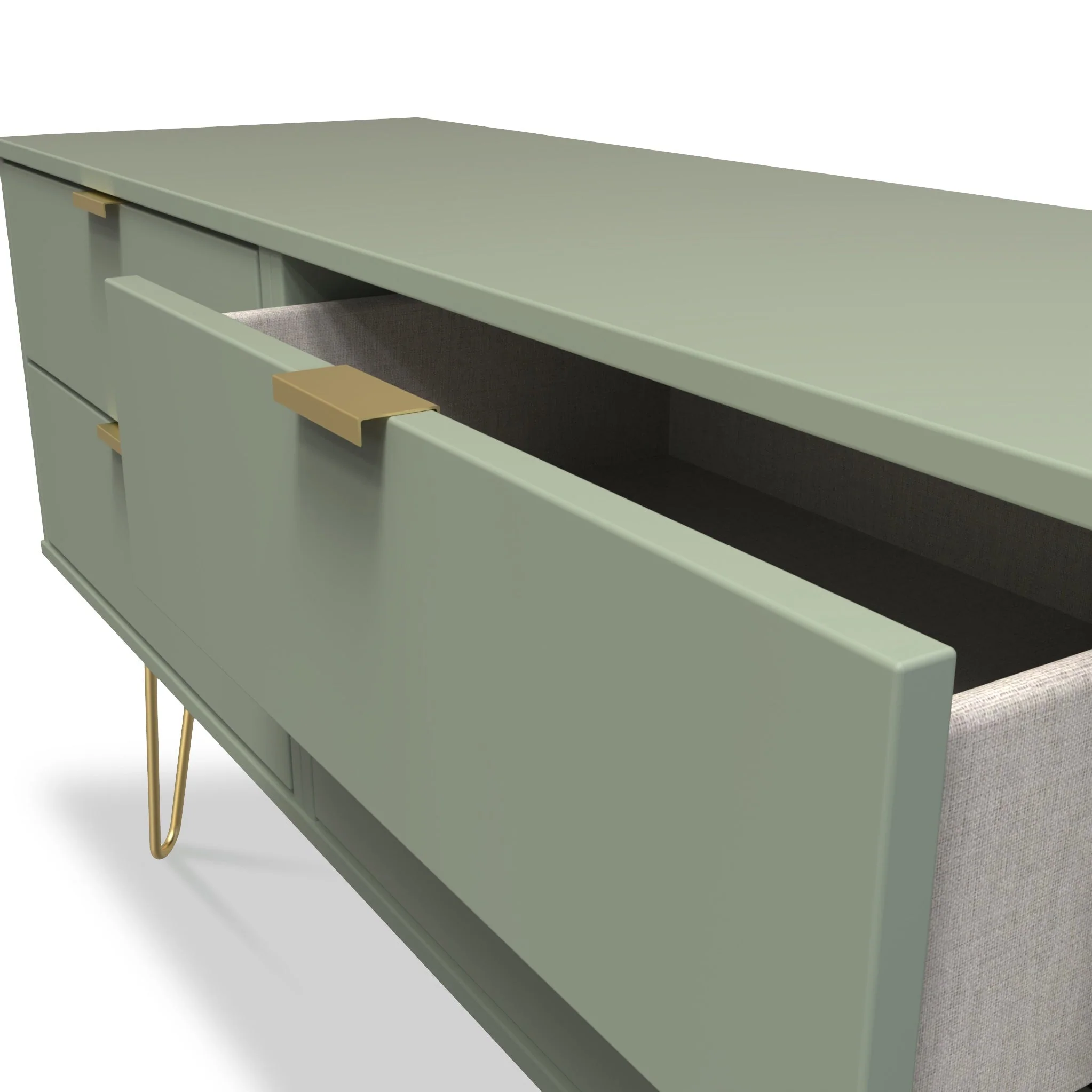 Moreno 4 Drawer Low Storage Unit - Image 4