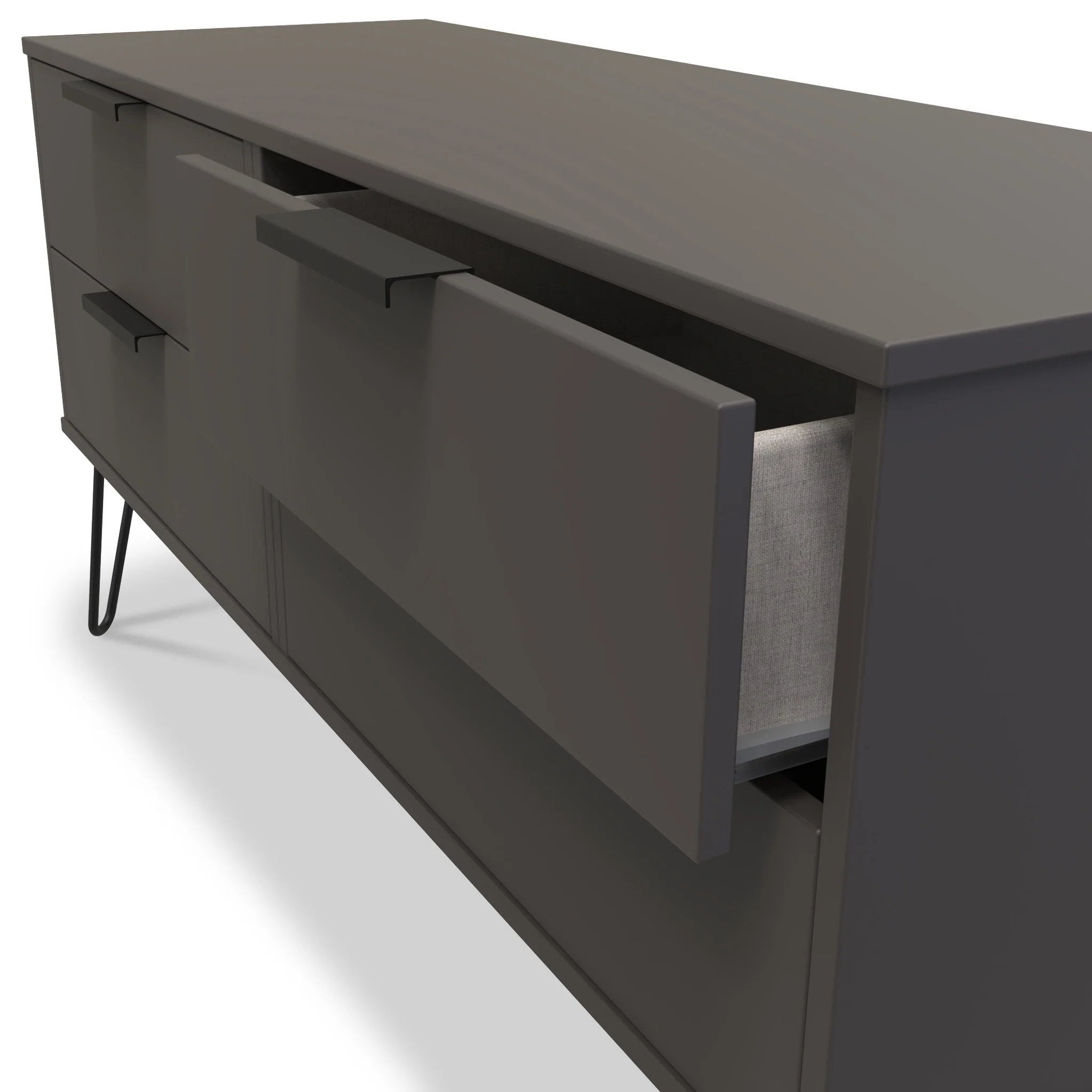 Moreno 4 Drawer Low Storage Unit - Image 7