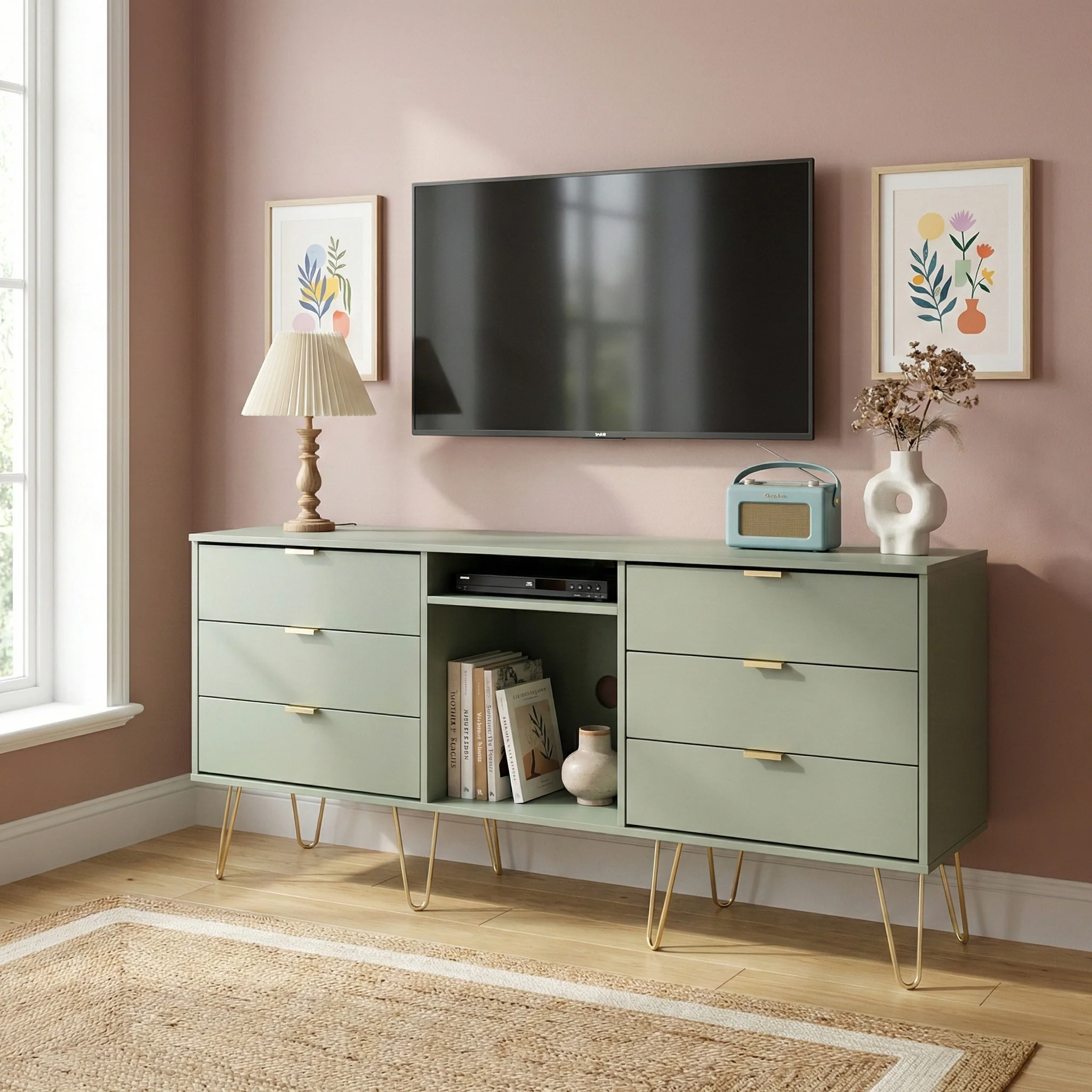 Moreno 6 Drawer Sideboard - Image 2
