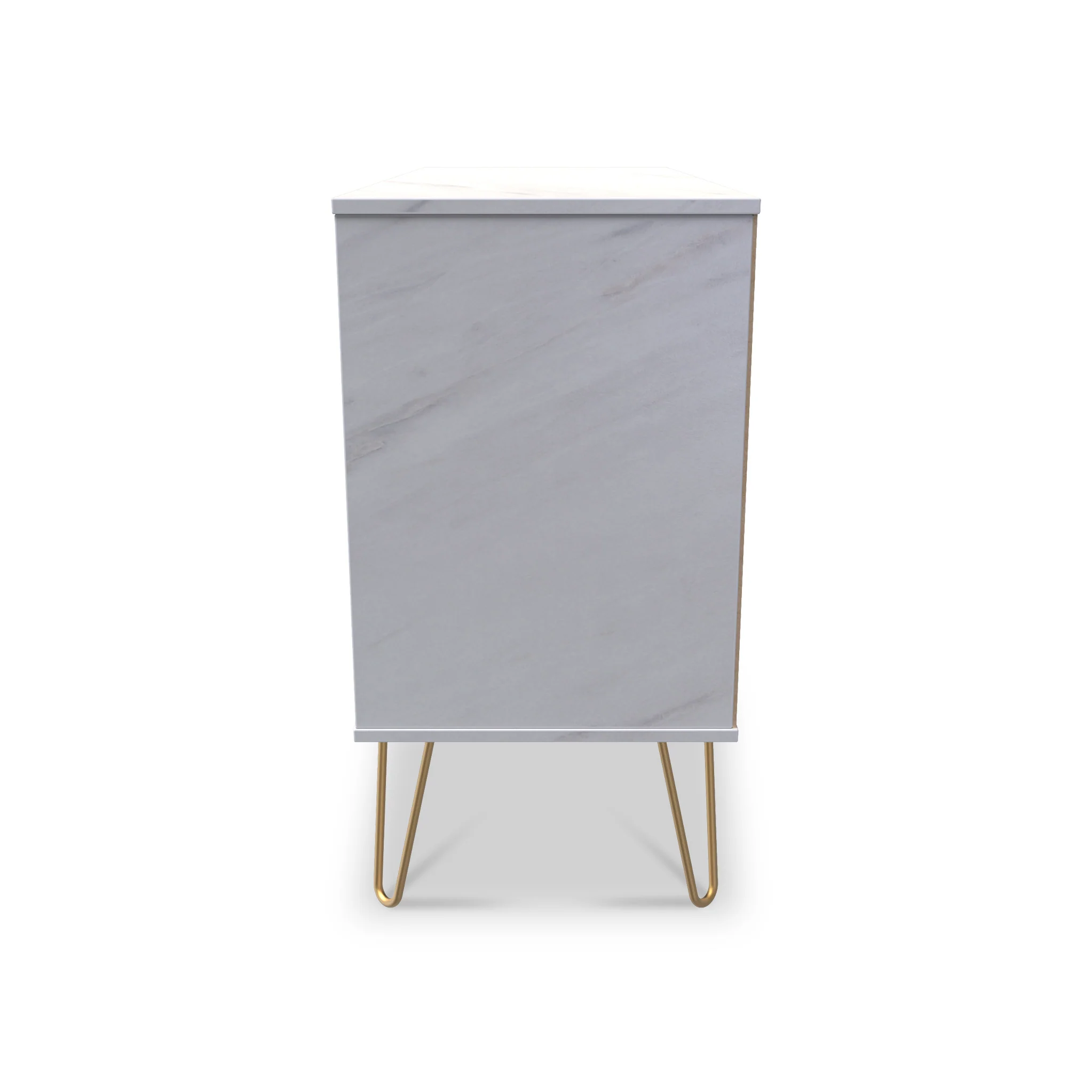 Moreno Marble 3 Drawer TV Unit - Image 5