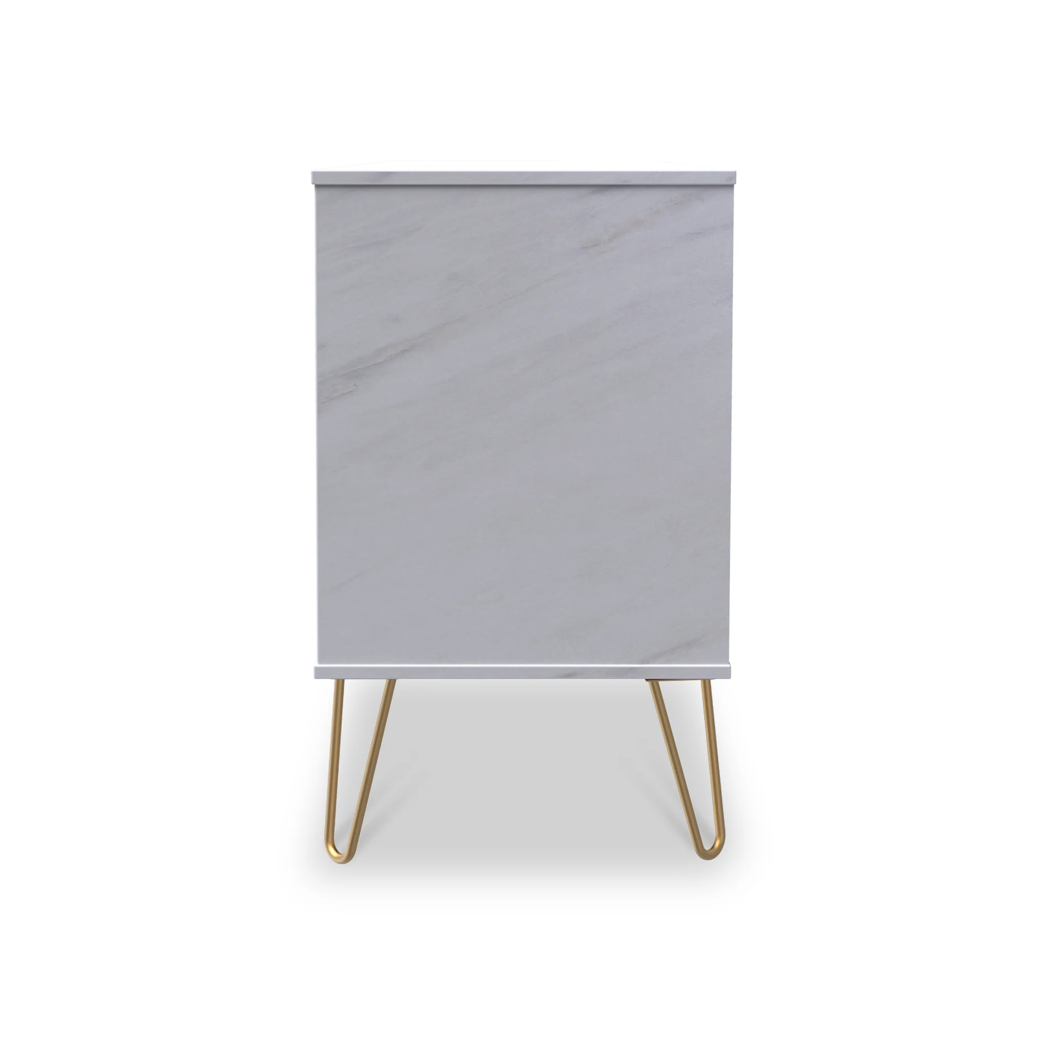 Moreno Marble Effect 3 Drawer Chest - Image 5
