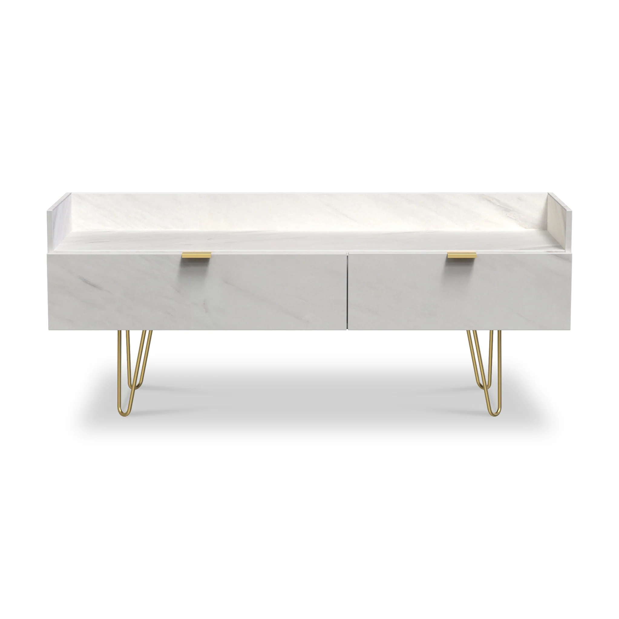 Moreno Marble Effect Media Console Unit - Image 2