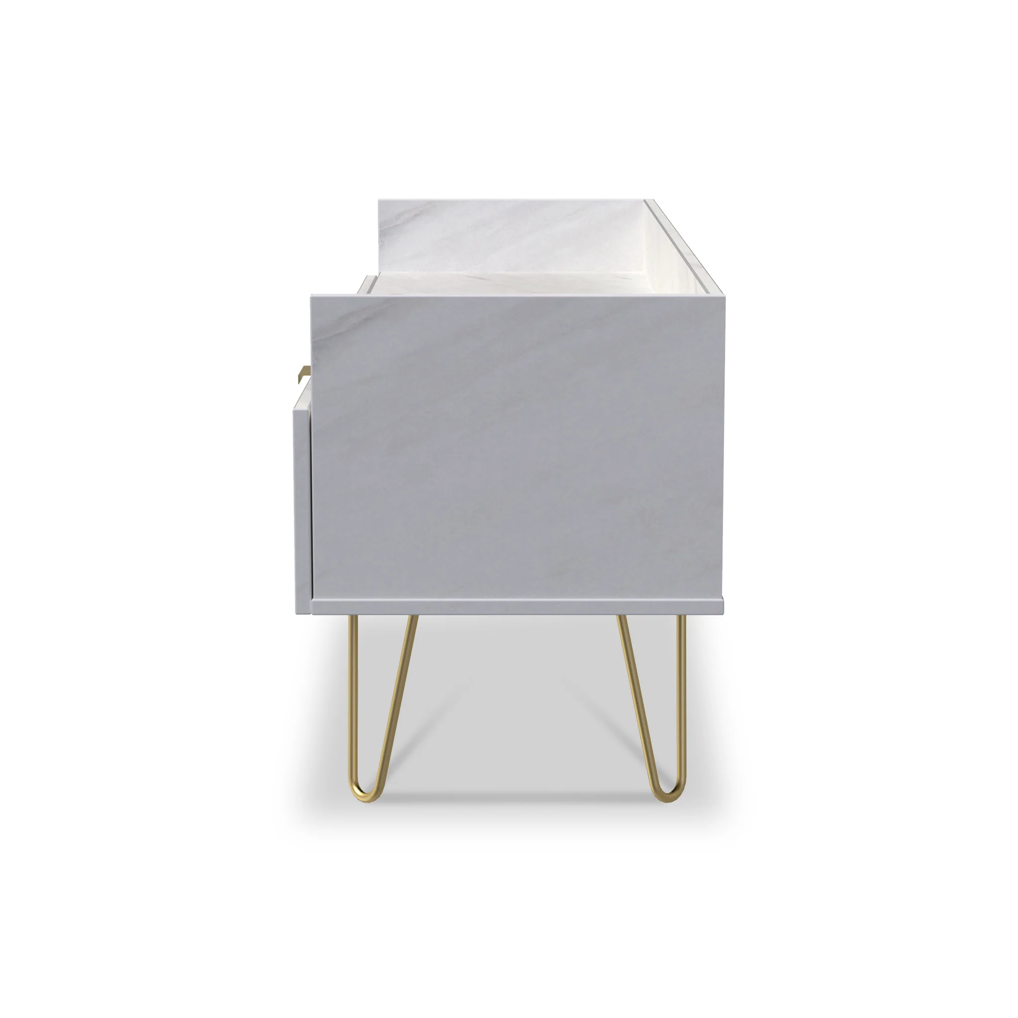 Moreno Marble Effect Media Console Unit - Image 5