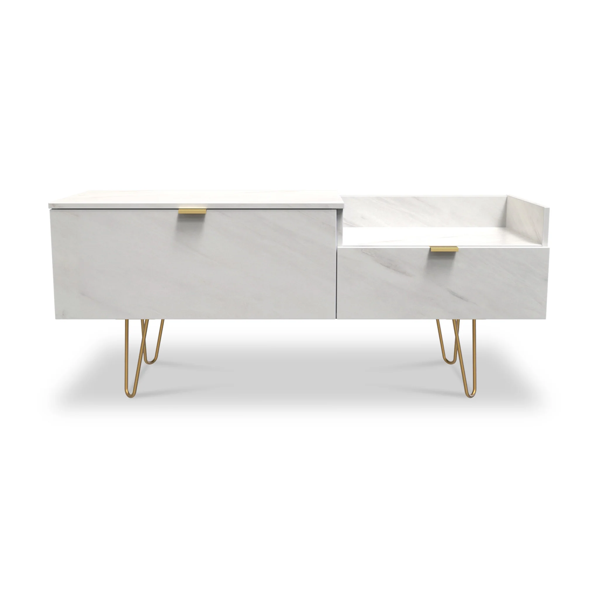 Moreno Marble Effect TV Console Unit - Image 2
