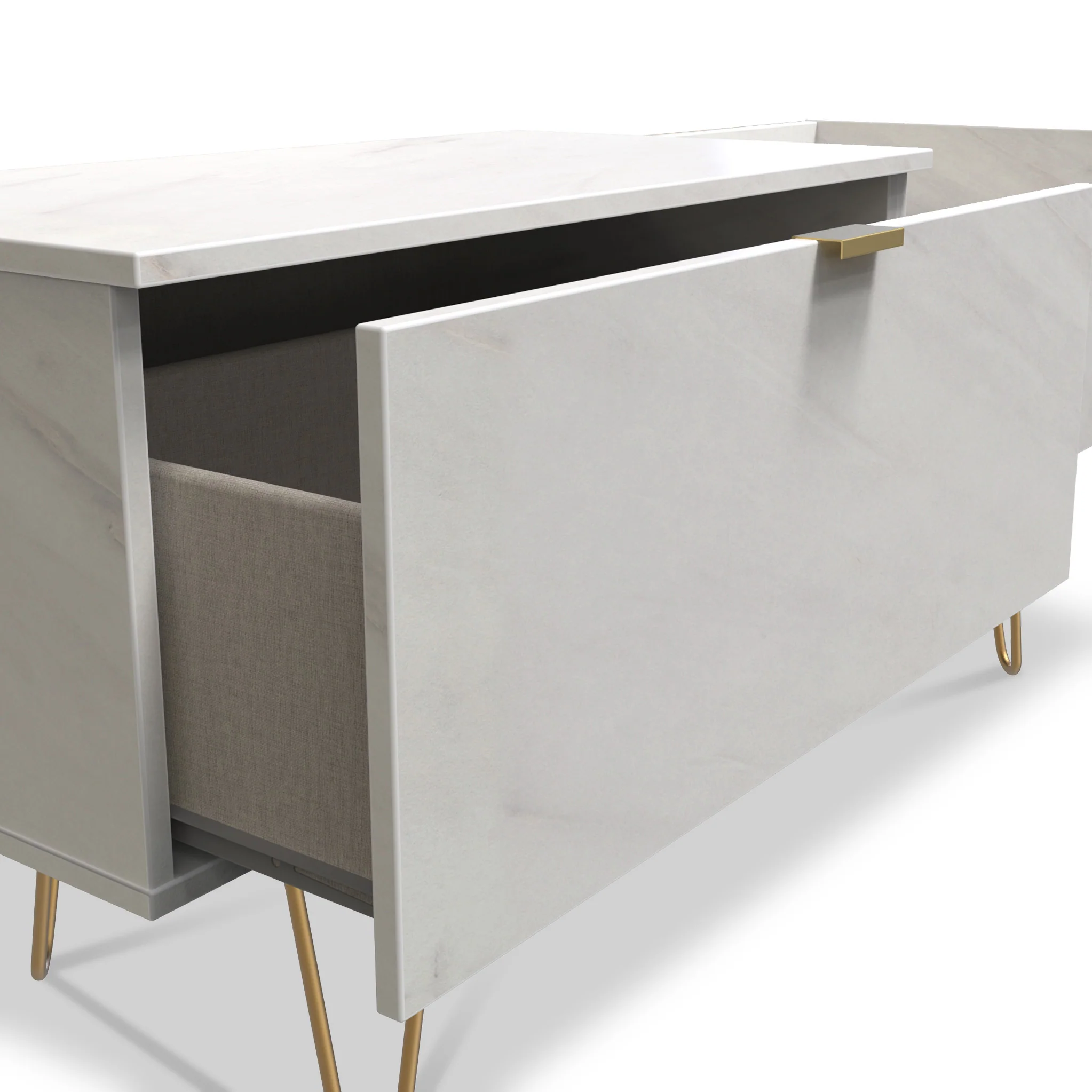 Moreno Marble Effect TV Console Unit - Image 4